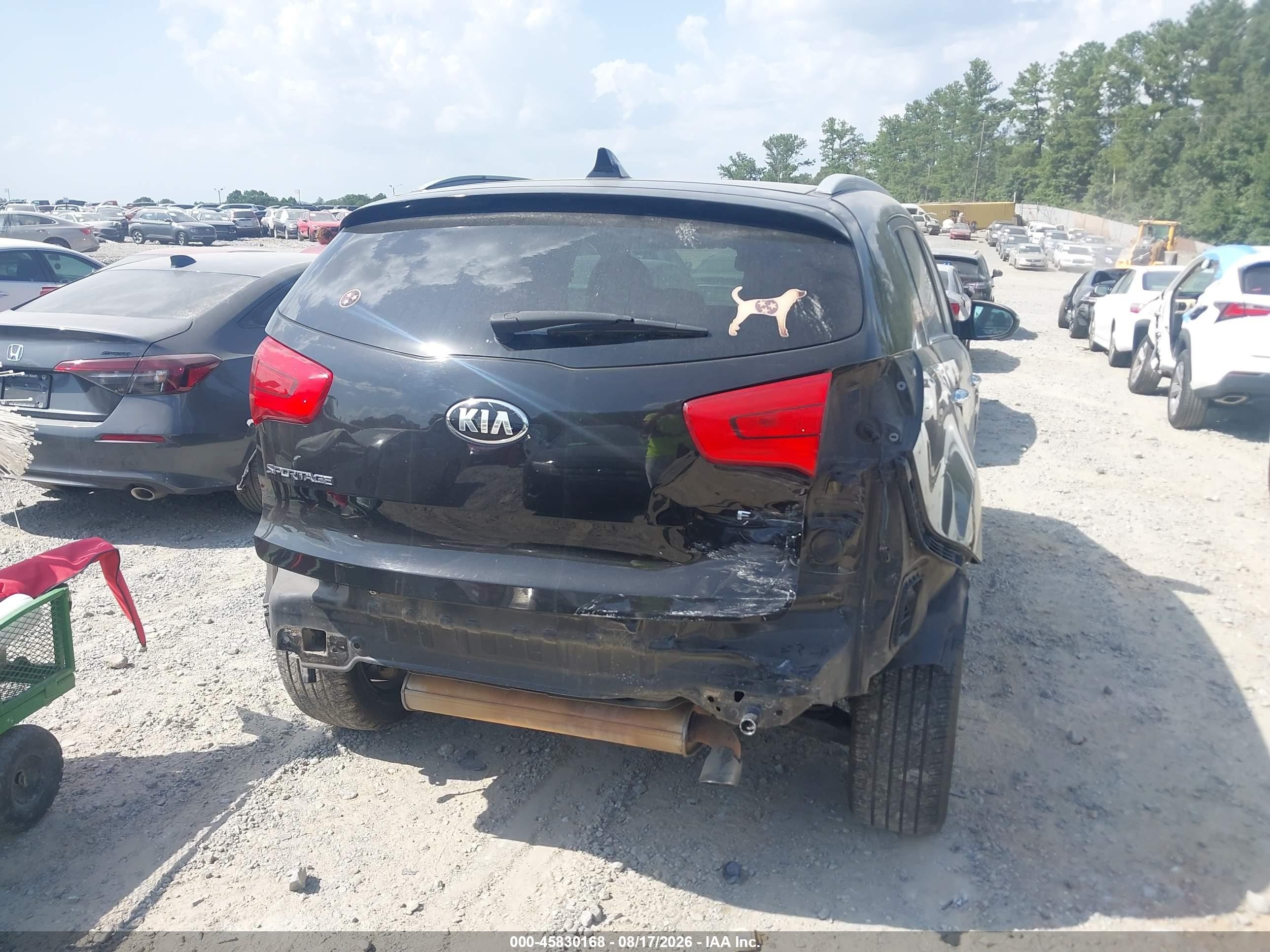 2015 Kia Sportage Ex Черный vin: KNDPC3AC6F7677005