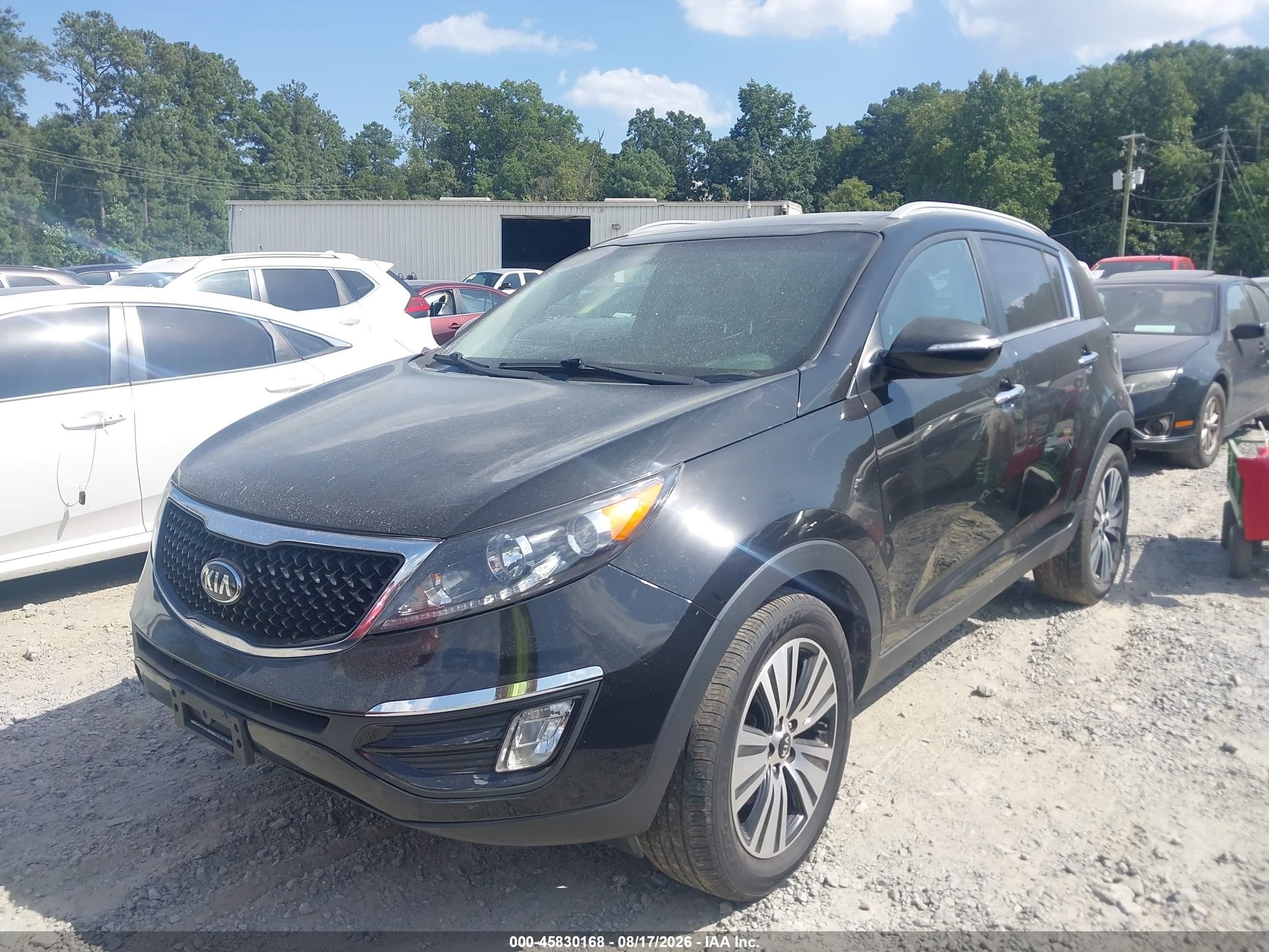 2015 Kia Sportage Ex Черный vin: KNDPC3AC6F7677005