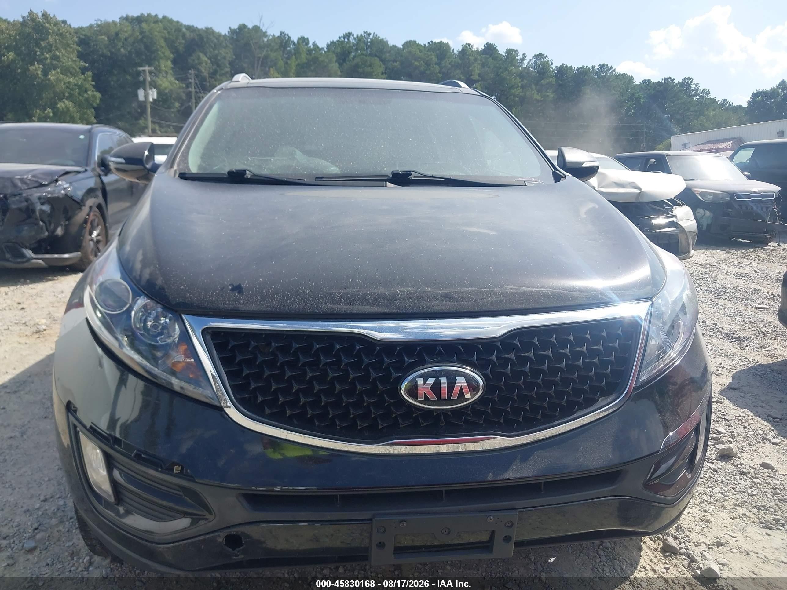 2015 Kia Sportage Ex Черный vin: KNDPC3AC6F7677005