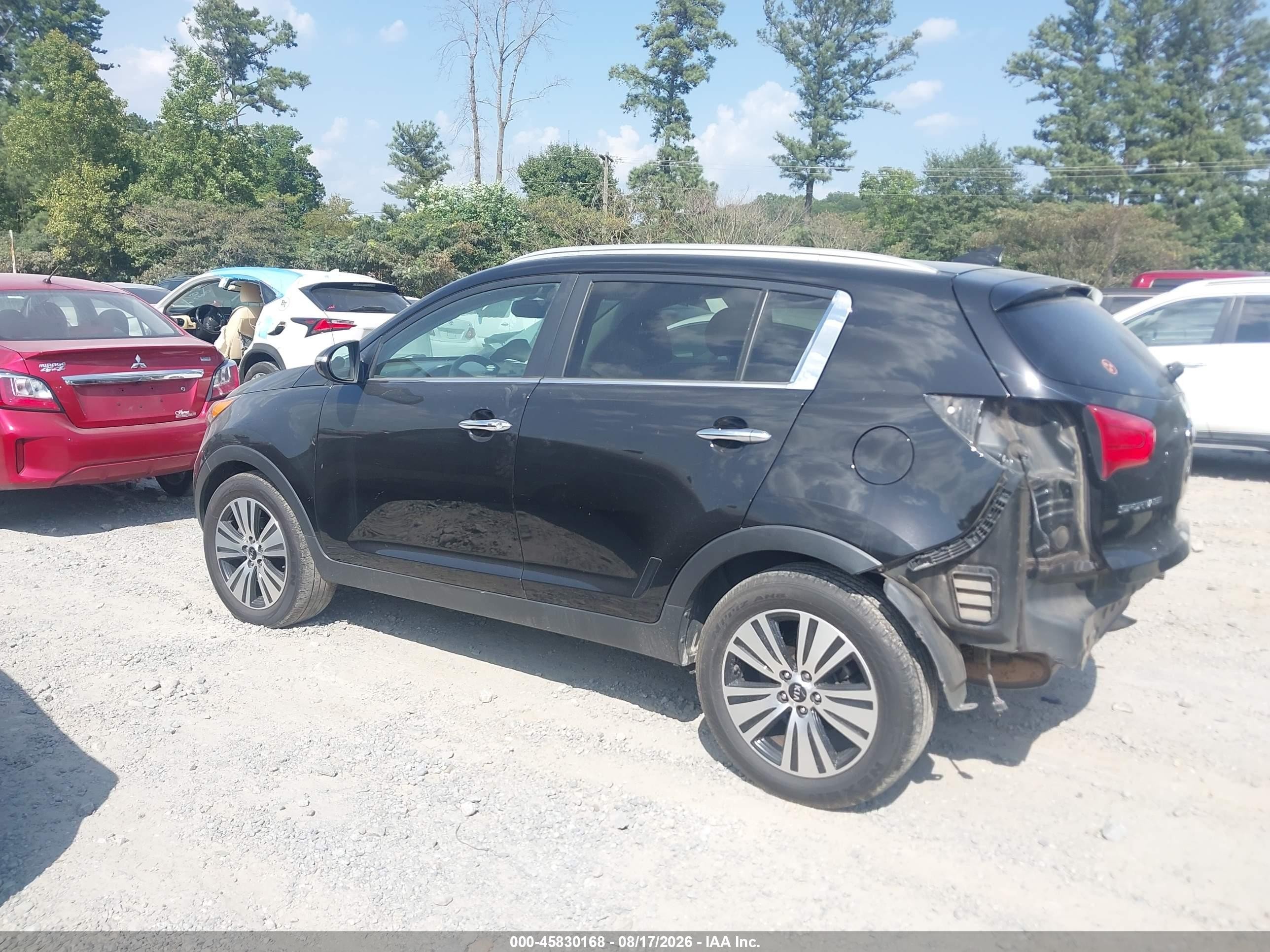 2015 Kia Sportage Ex Черный vin: KNDPC3AC6F7677005