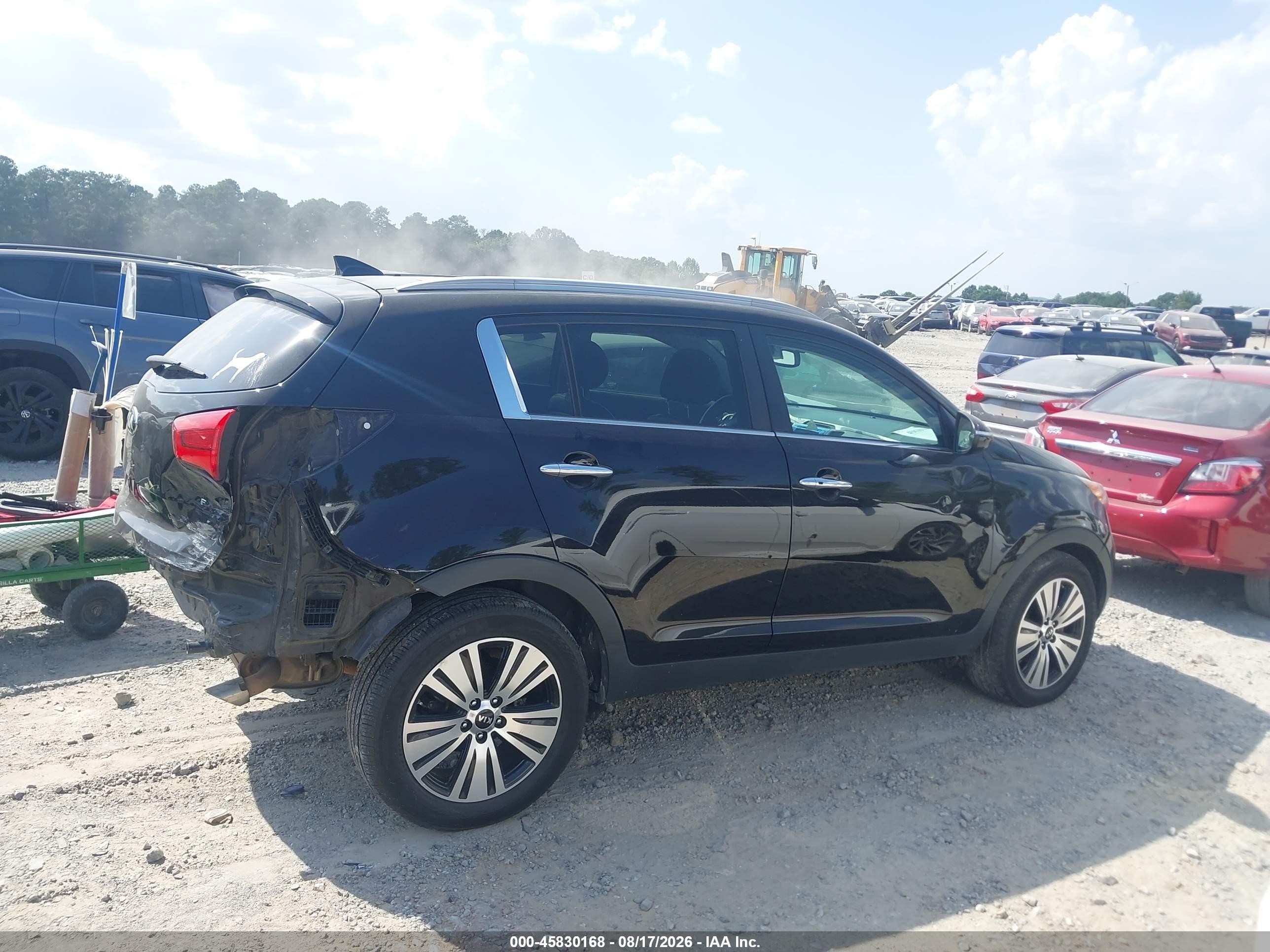 2015 Kia Sportage Ex Черный vin: KNDPC3AC6F7677005