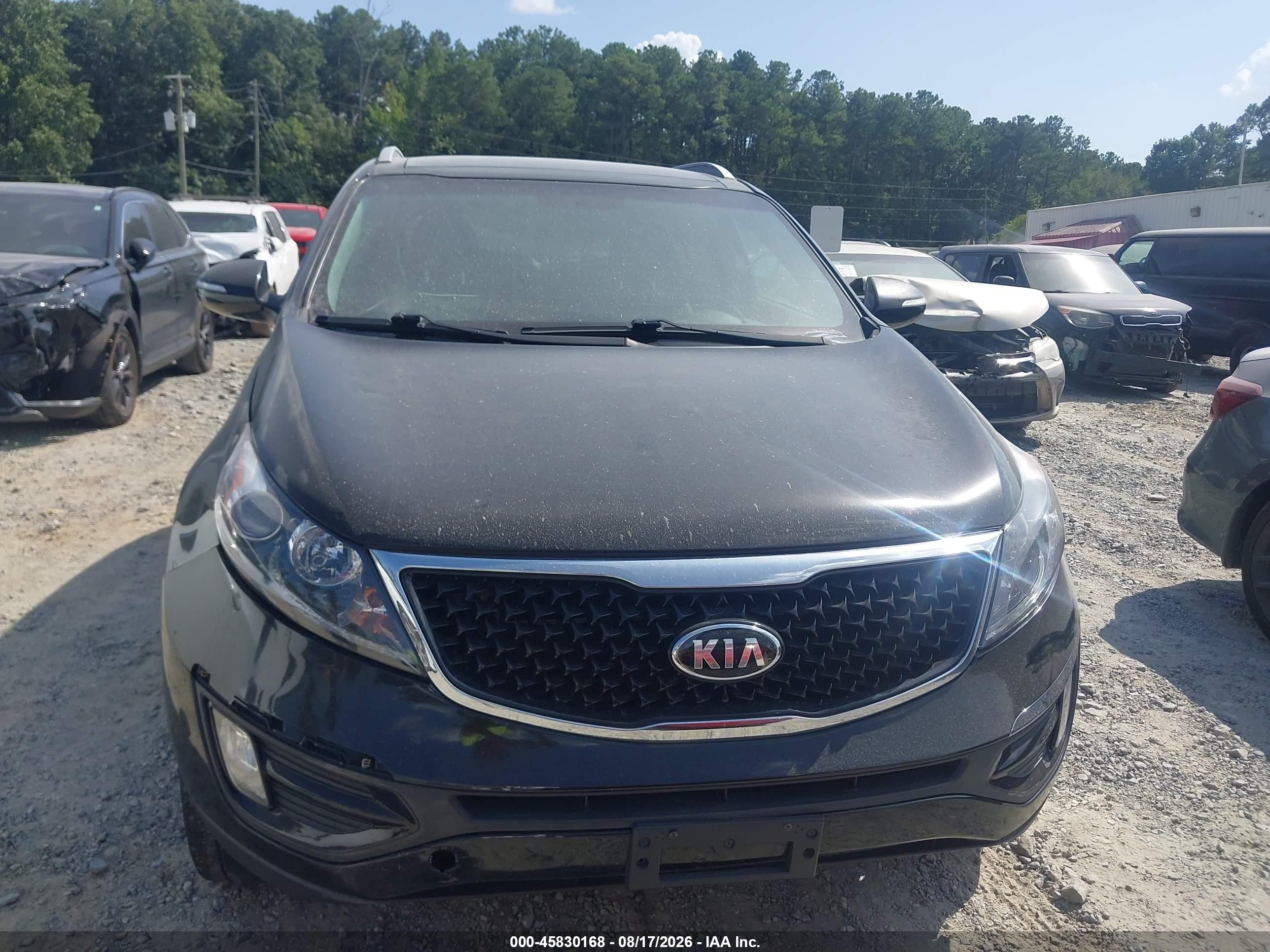 2015 Kia Sportage Ex Черный vin: KNDPC3AC6F7677005