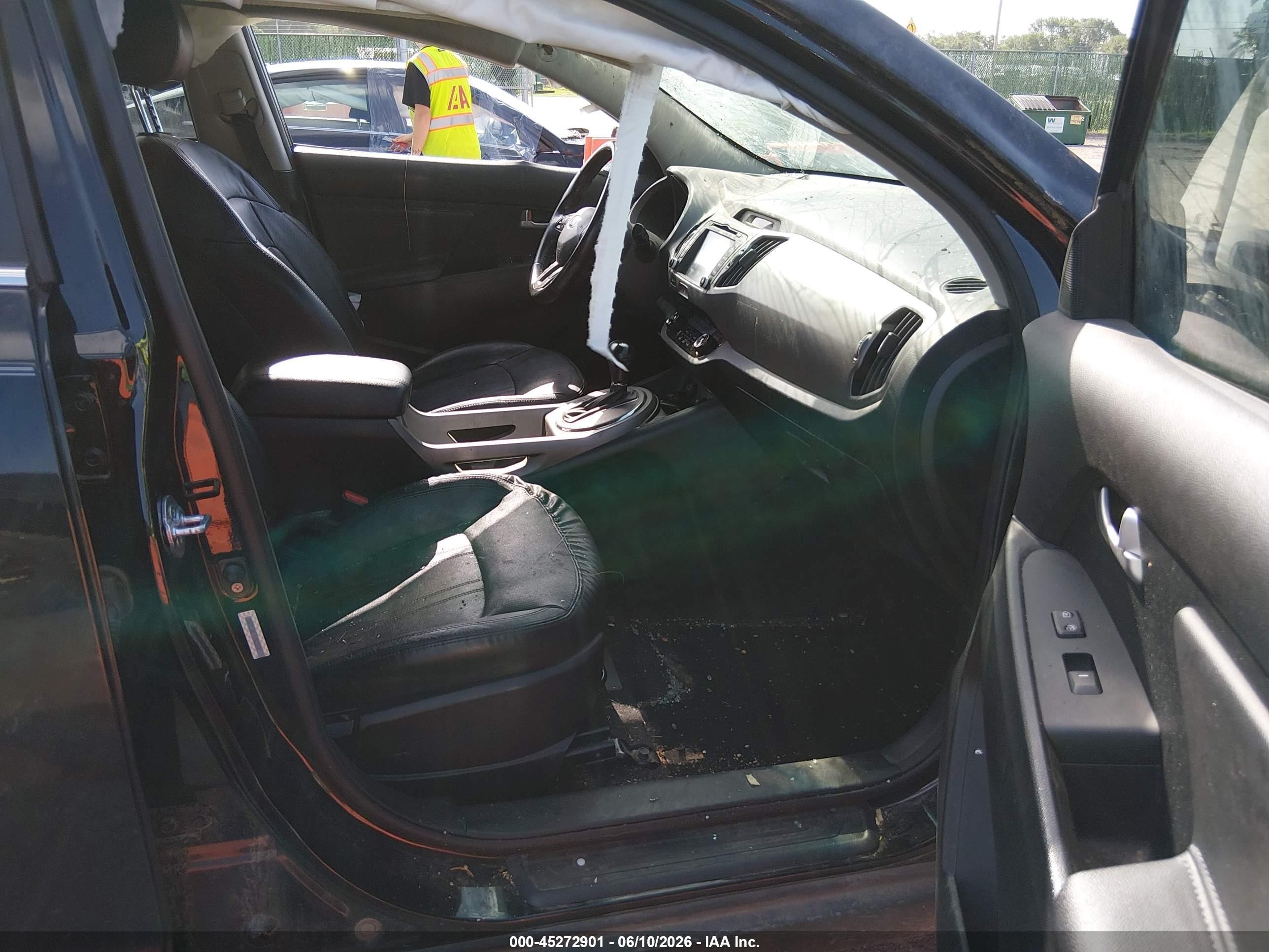 2014 Kia Sportage Ex Black vin: KNDPC3AC7E7603638