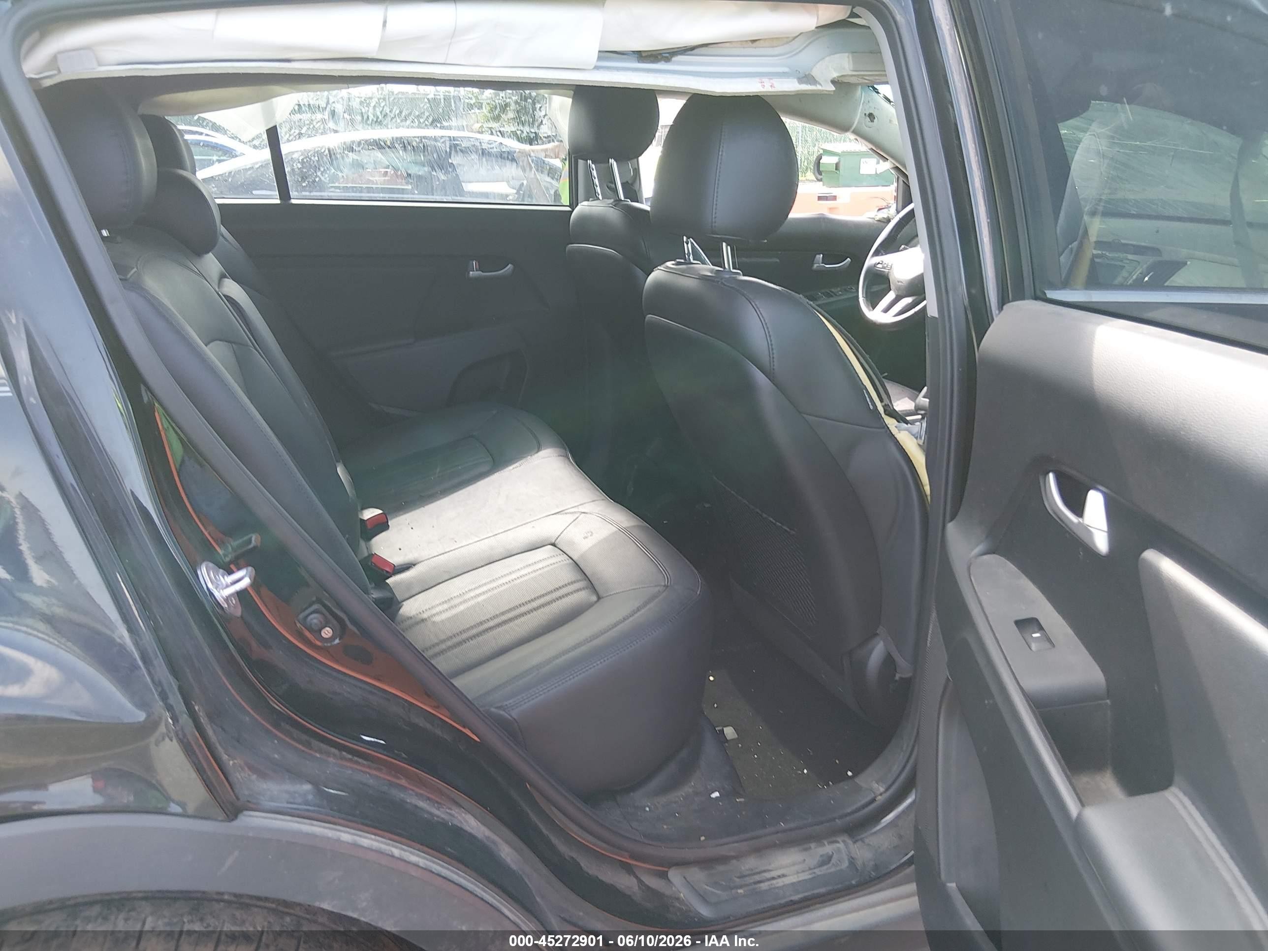 2014 Kia Sportage Ex Black vin: KNDPC3AC7E7603638