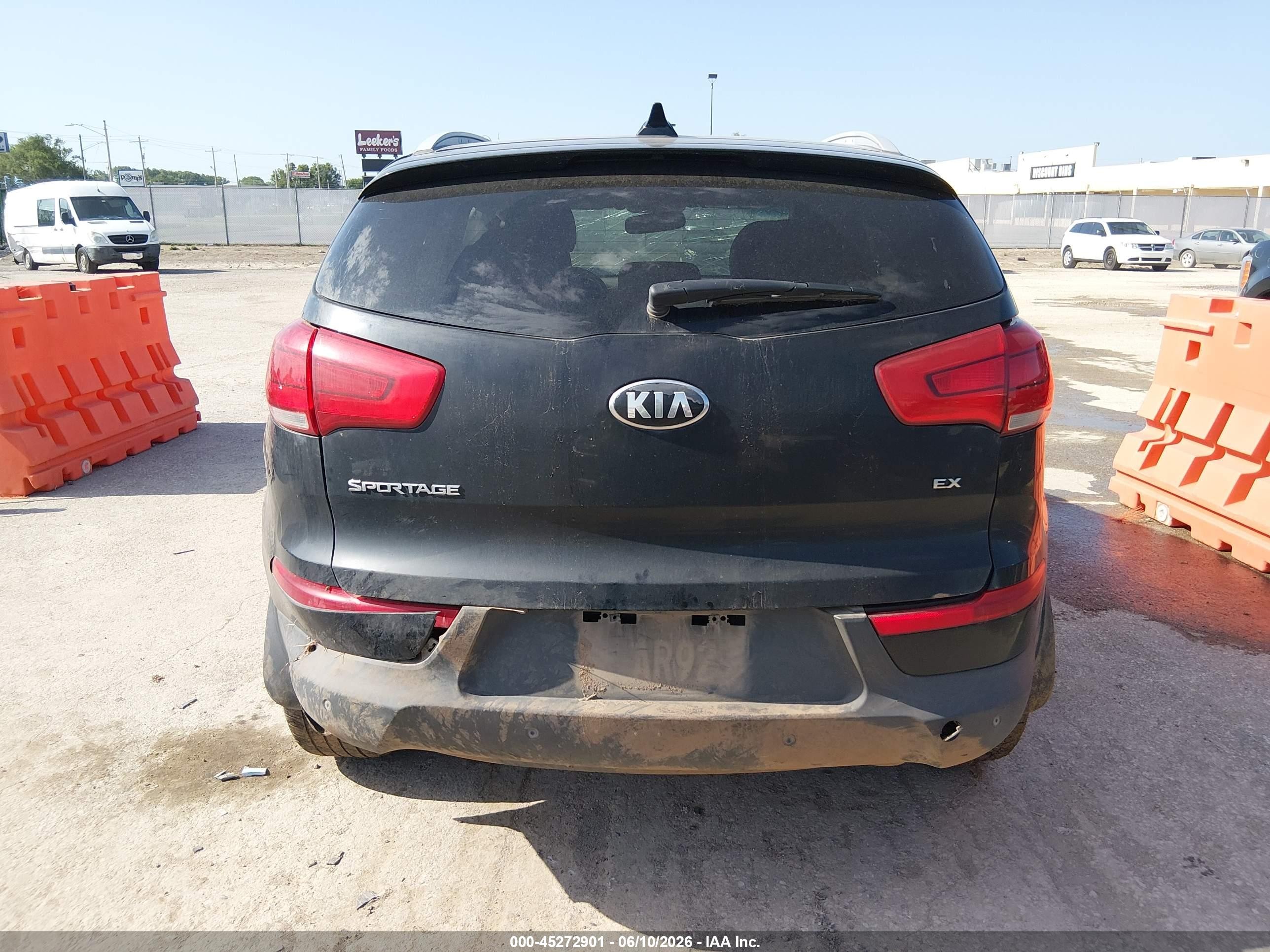 2014 Kia Sportage Ex Black vin: KNDPC3AC7E7603638