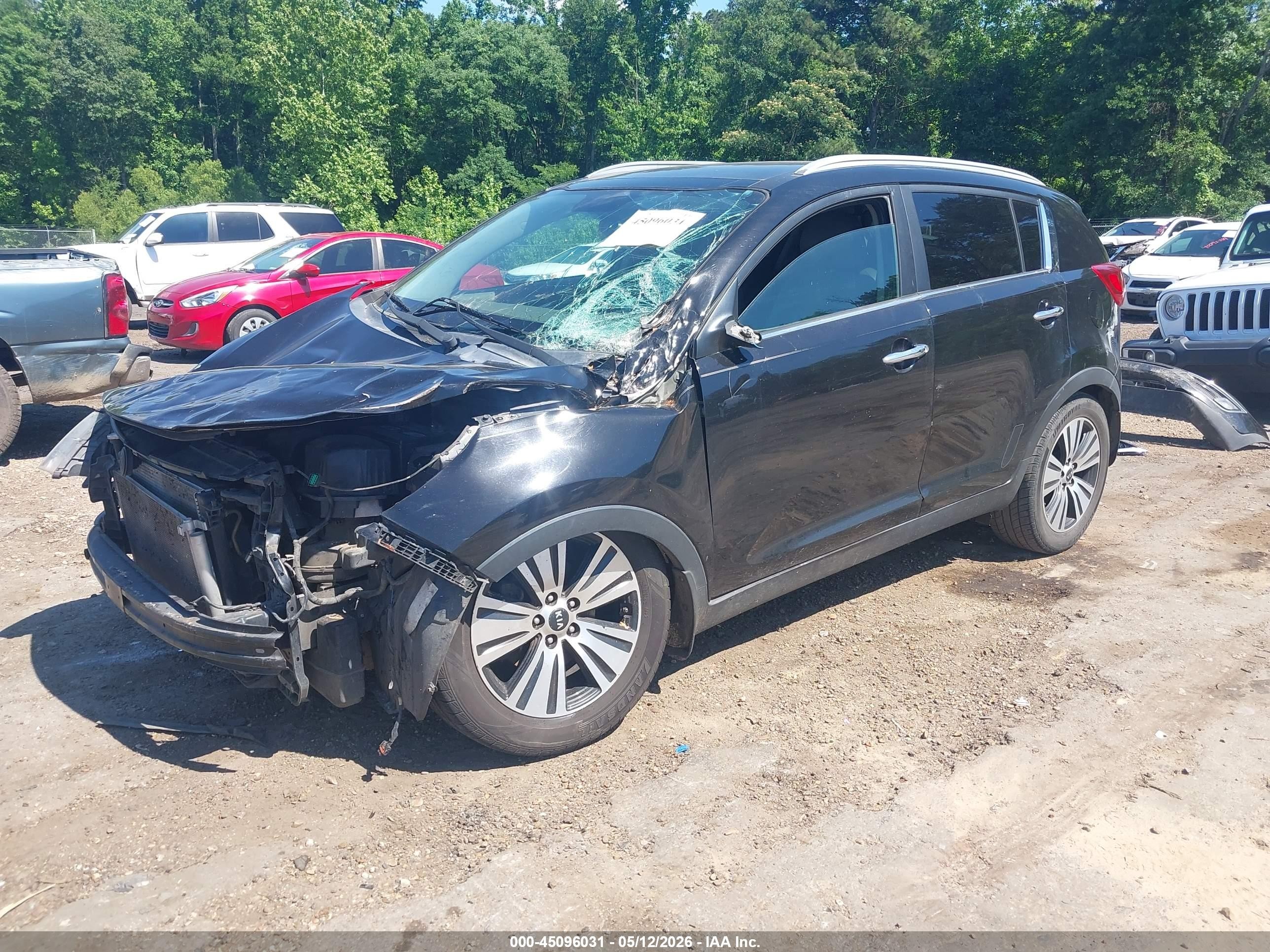 2015 Kia Sportage Ex Black vin: KNDPC3AC7F7699563