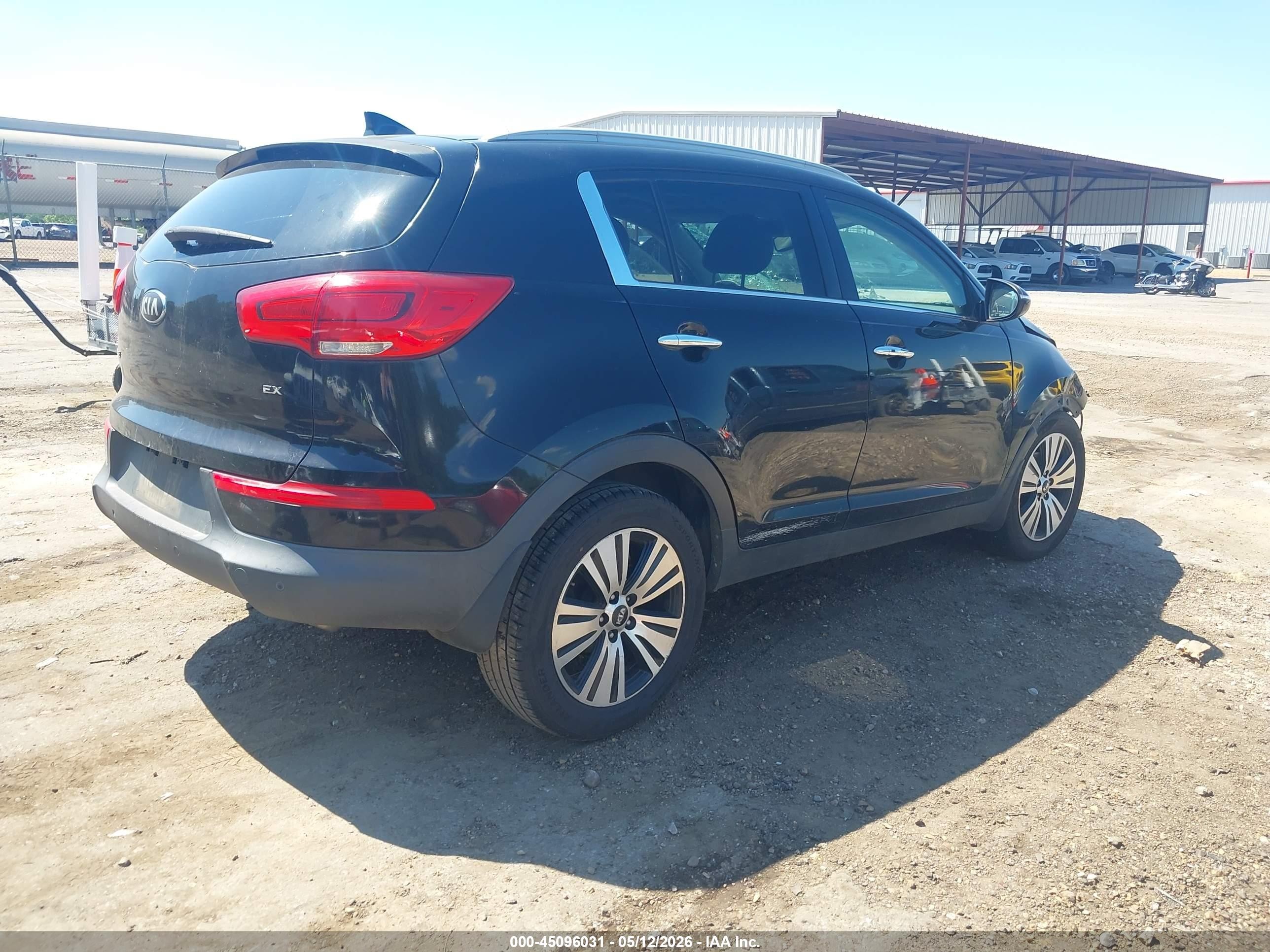 2015 Kia Sportage Ex Black vin: KNDPC3AC7F7699563