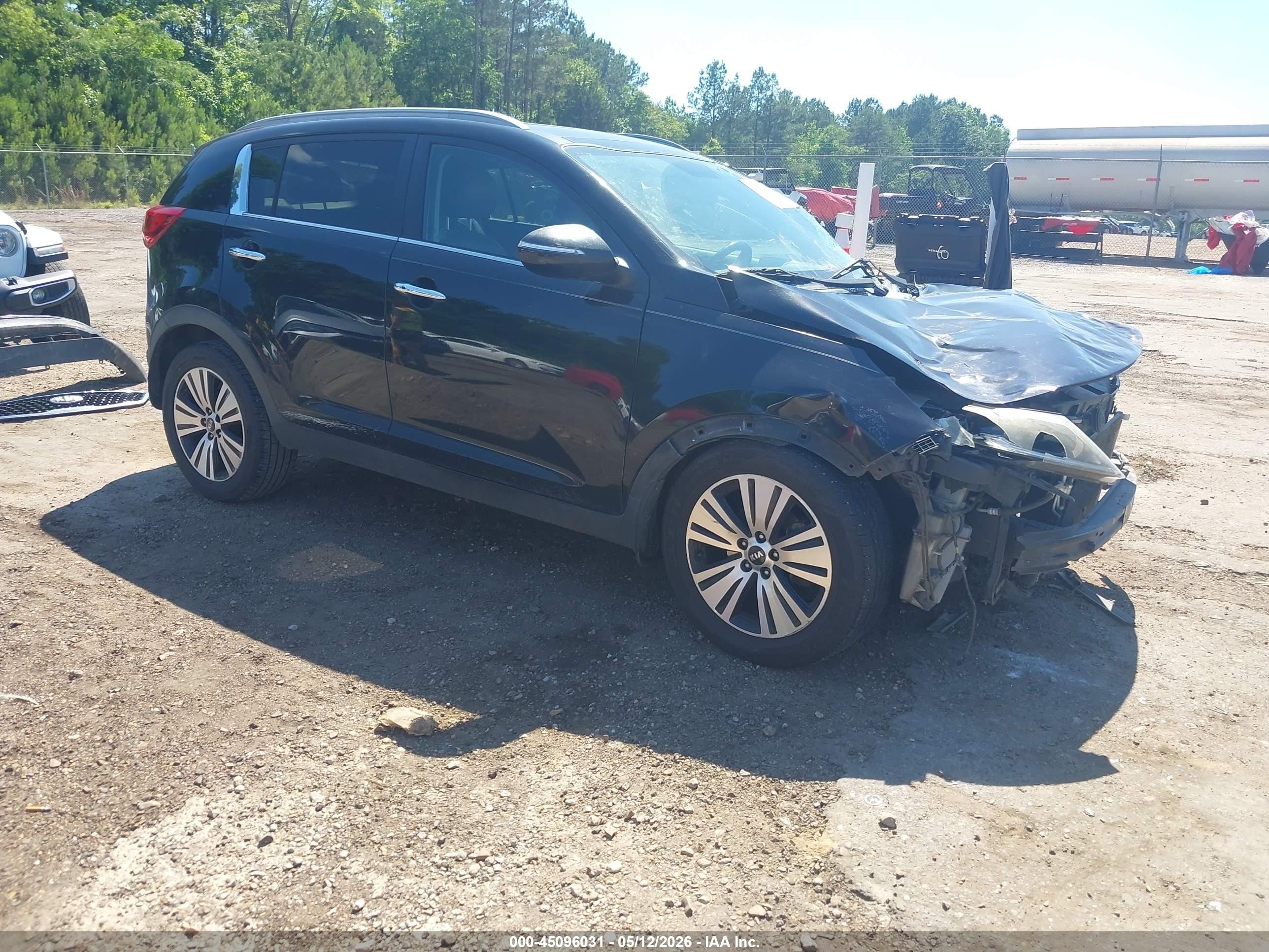 2015 Kia Sportage Ex Black vin: KNDPC3AC7F7699563