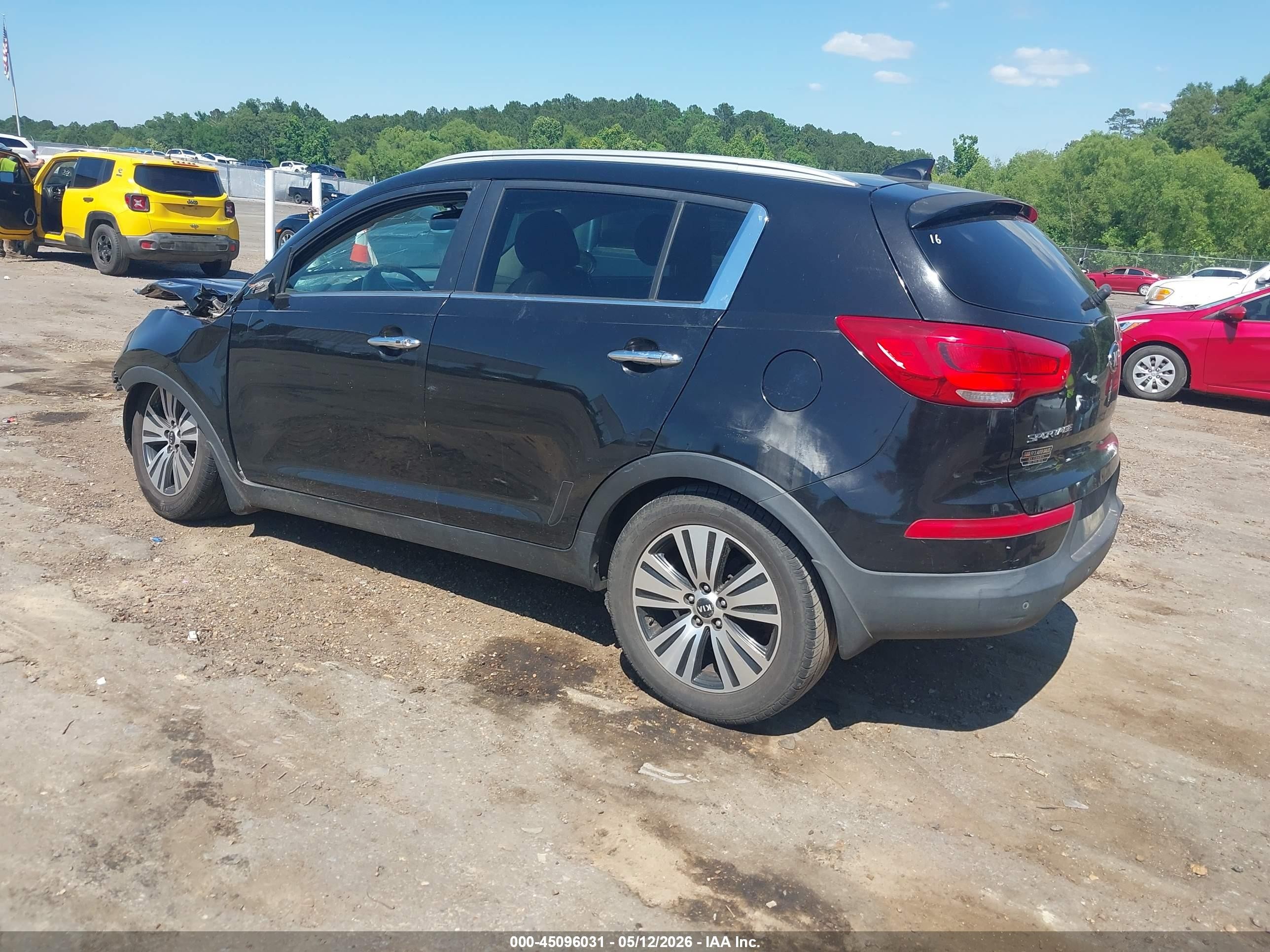 2015 Kia Sportage Ex Black vin: KNDPC3AC7F7699563