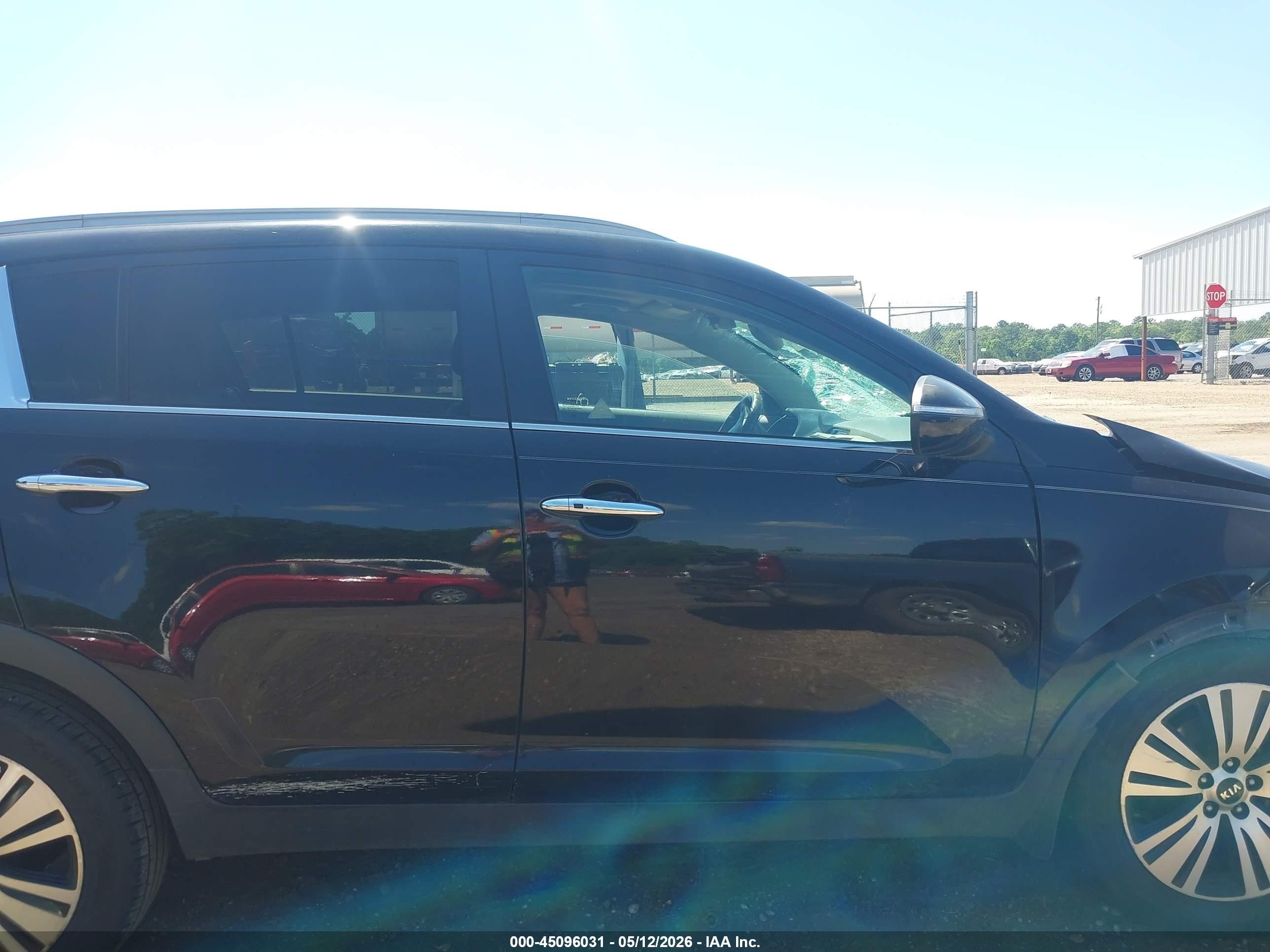2015 Kia Sportage Ex Black vin: KNDPC3AC7F7699563