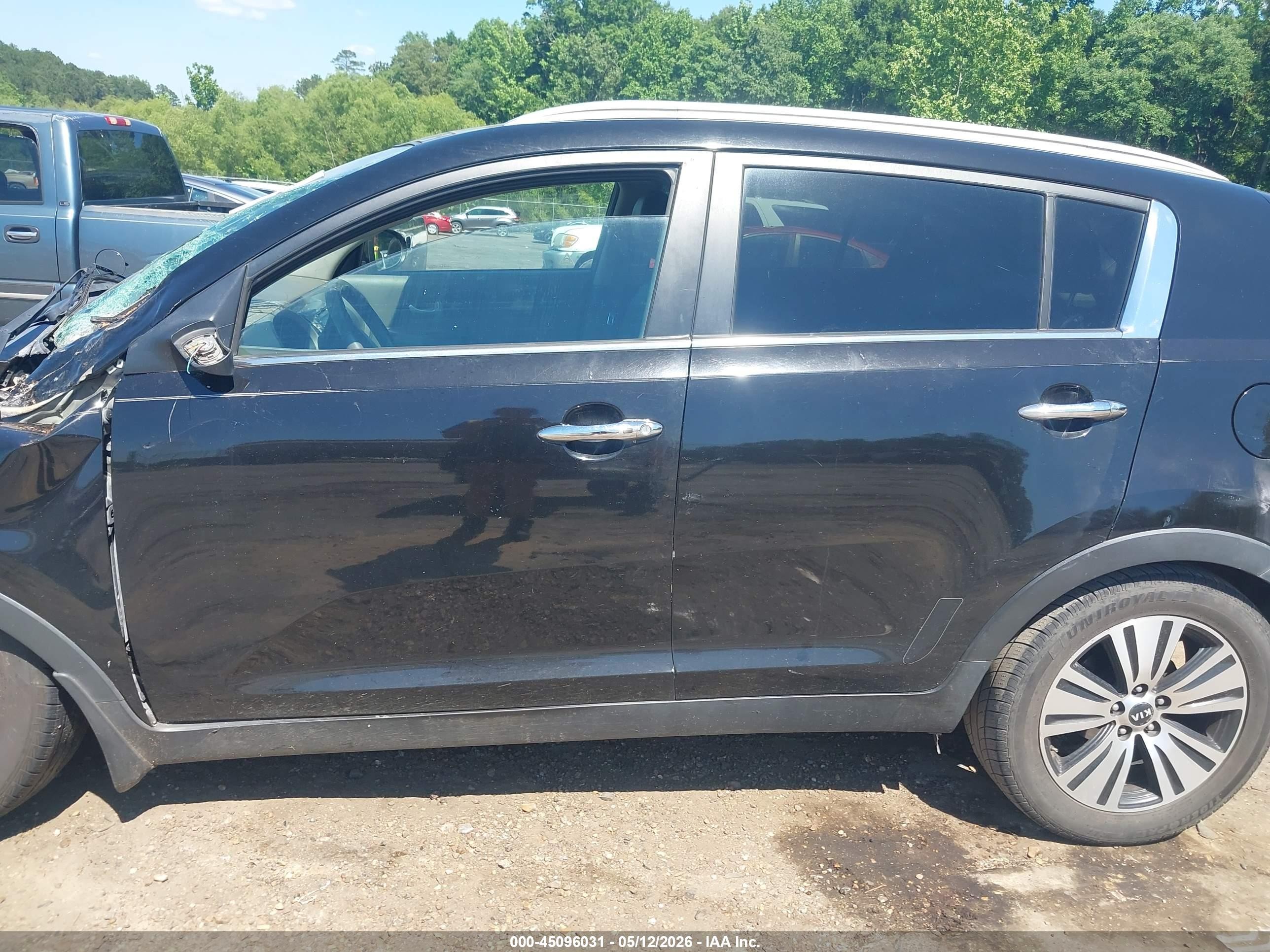 2015 Kia Sportage Ex Black vin: KNDPC3AC7F7699563