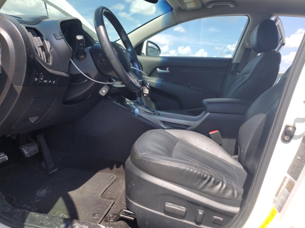 2015 Kia Sportage Ex White vin: KNDPC3AC7F7724476