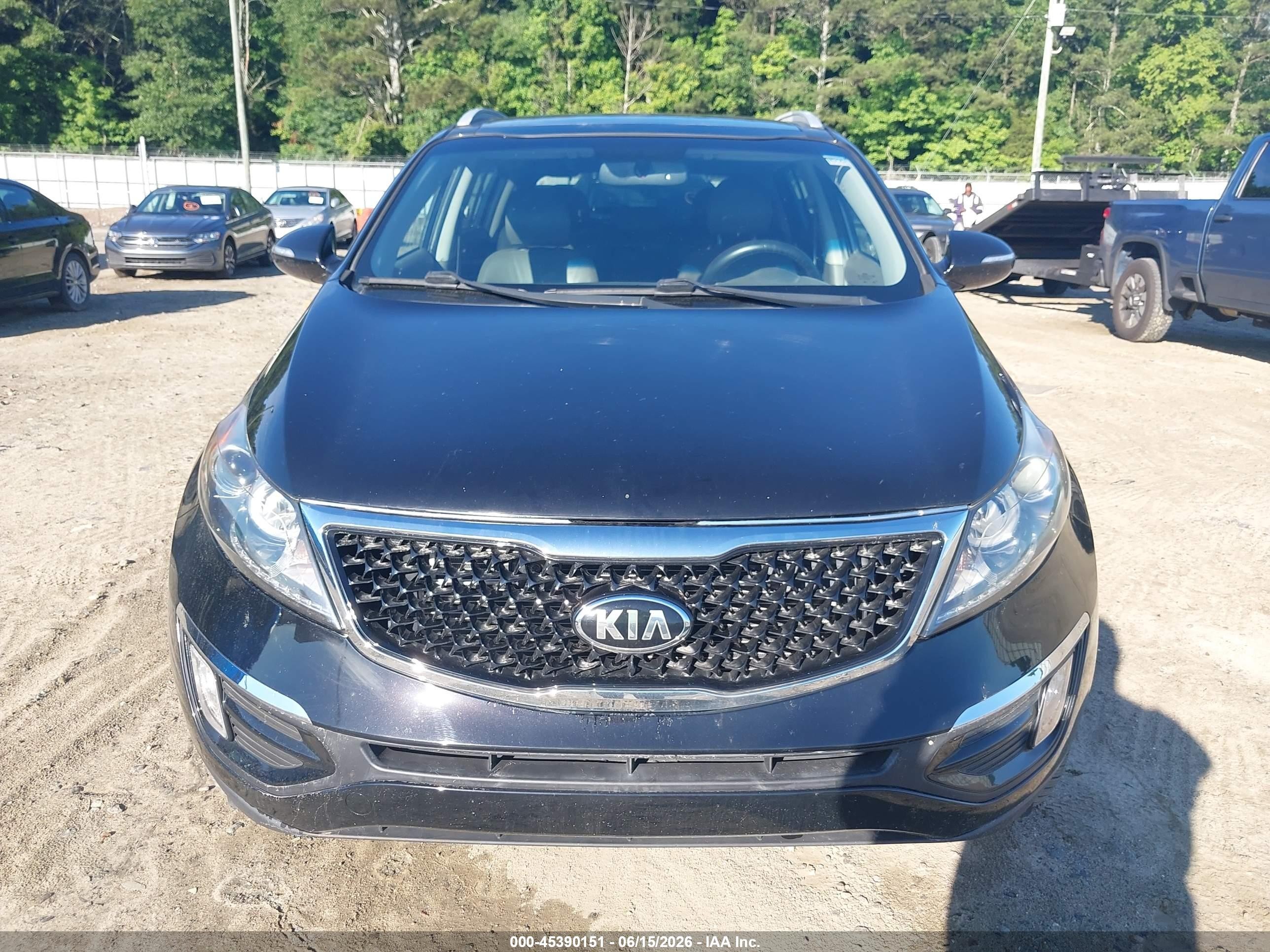 2016 Kia Sportage Ex Черный vin: KNDPC3AC7G7836969