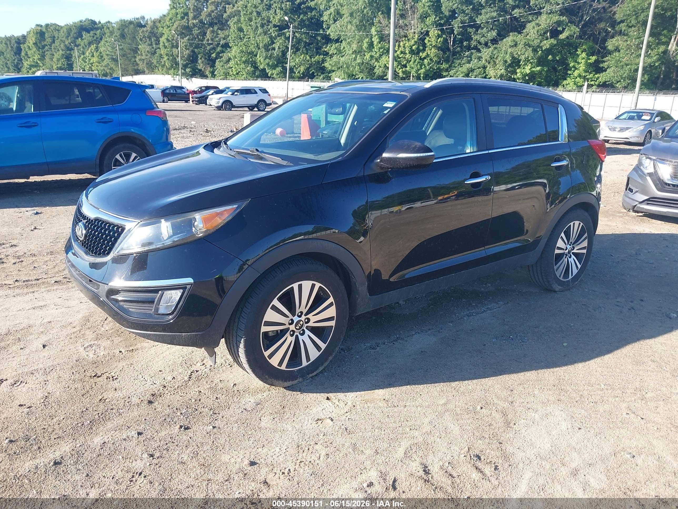2016 Kia Sportage Ex Черный vin: KNDPC3AC7G7836969