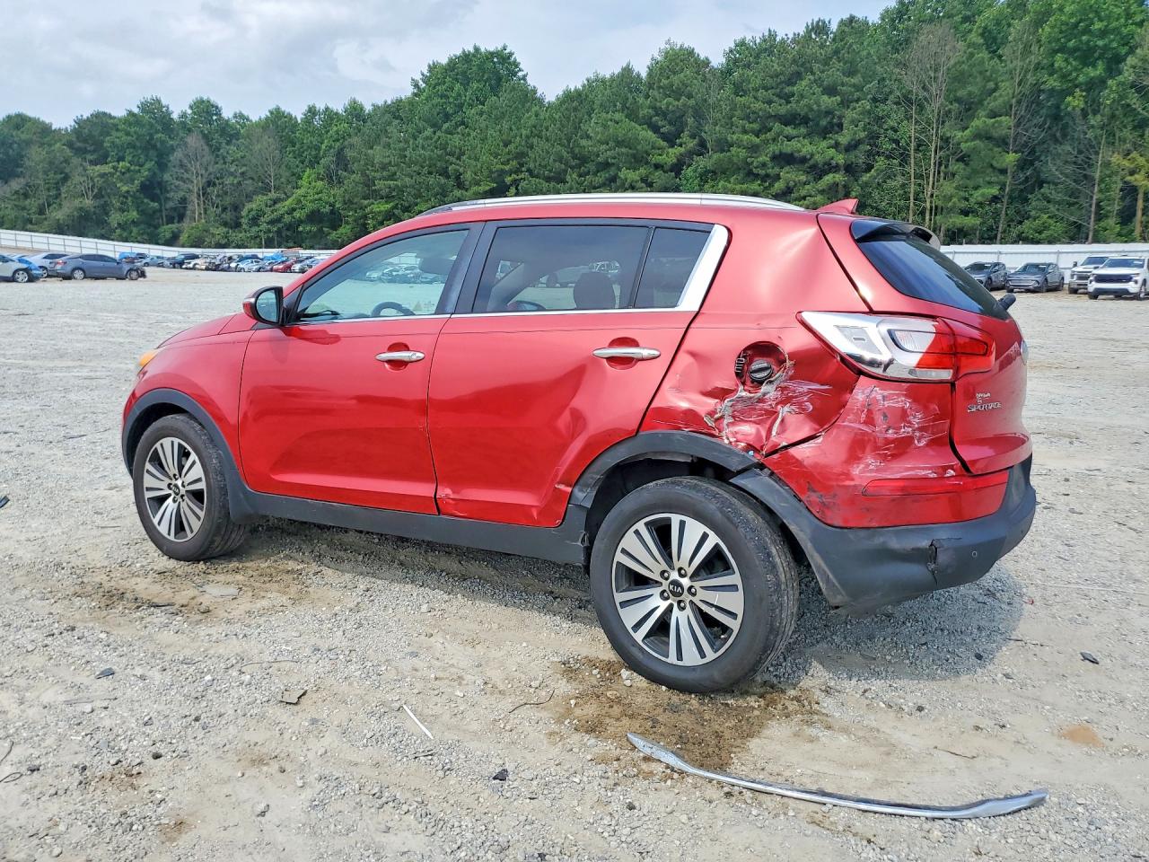 2014 Kia Sportage Red vin: KNDPC3AC8E7611957