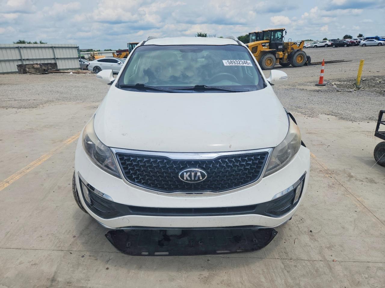 2015 Kia Sportage White vin: KNDPC3AC8F7790695