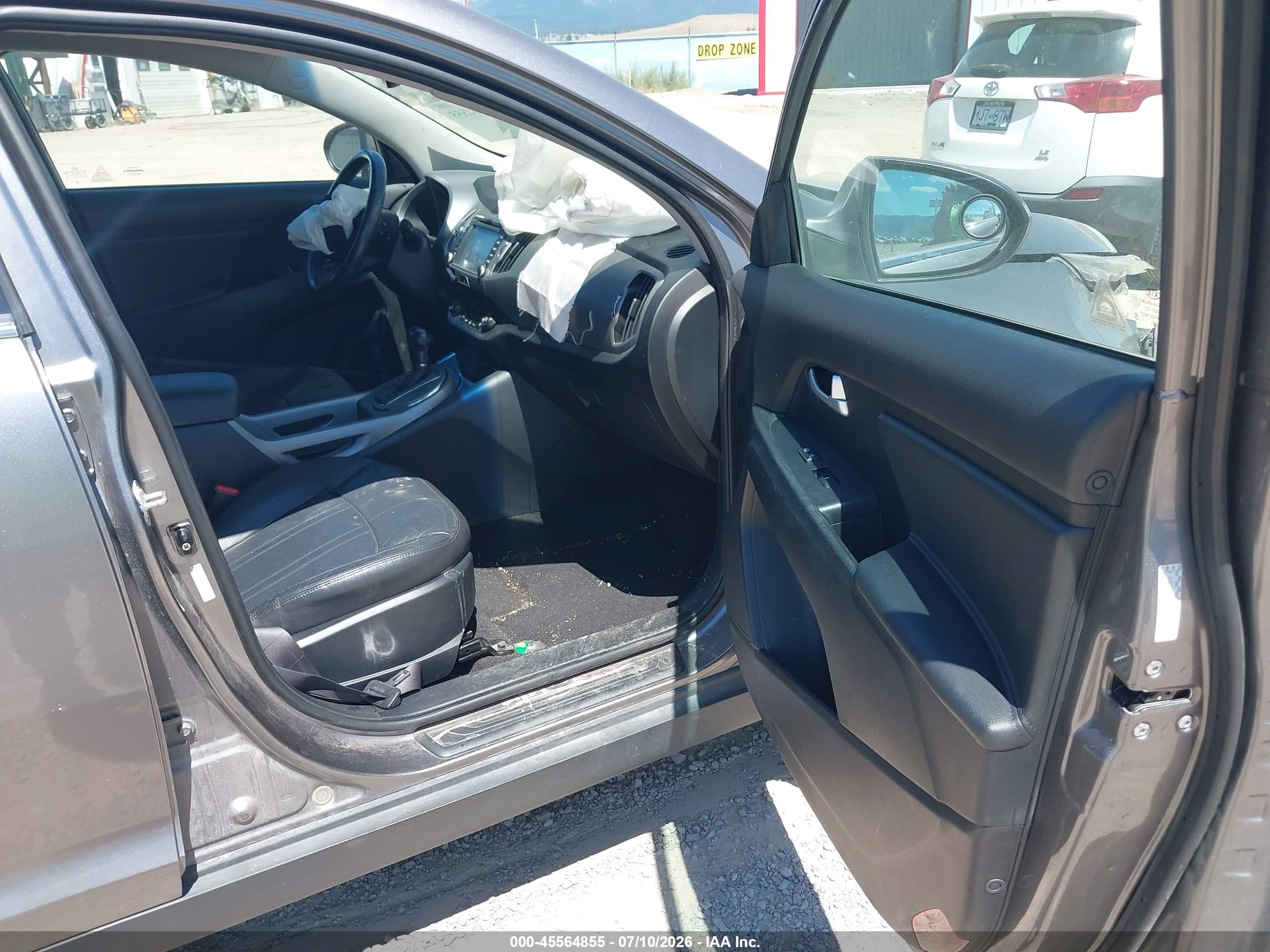 2016 Kia Sportage Ex Gray vin: KNDPC3AC9G7850713