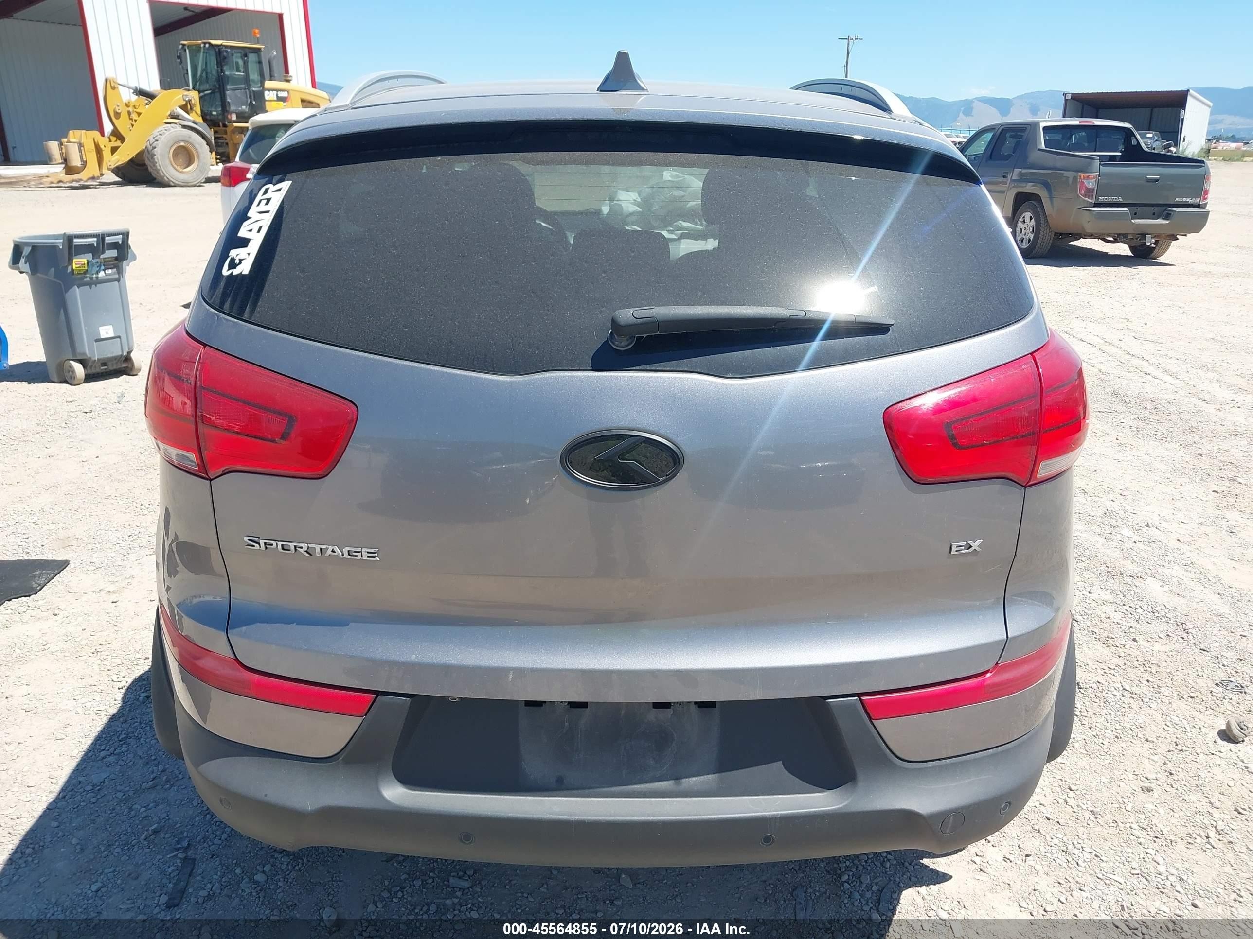 2016 Kia Sportage Ex Gray vin: KNDPC3AC9G7850713