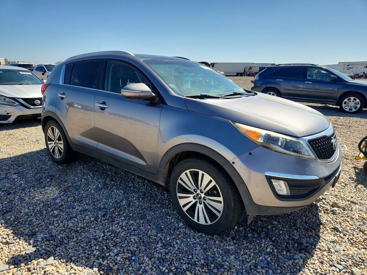 2014 Kia Sportage Ex Серый vin: KNDPC3ACXE7586169