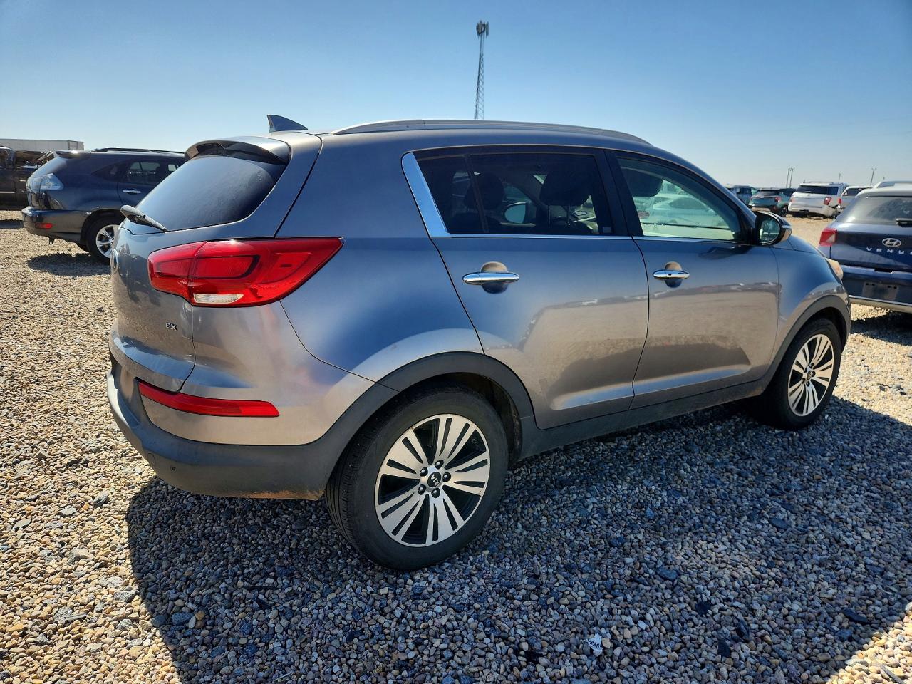 2014 Kia Sportage Ex Серый vin: KNDPC3ACXE7586169