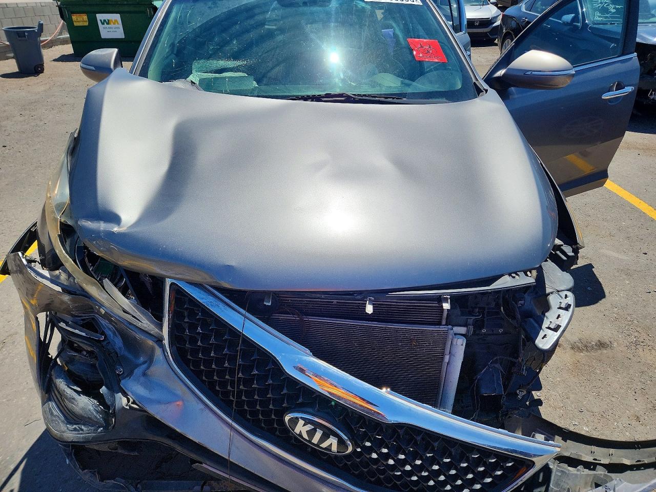 2015 Kia Sportage Ex Gray vin: KNDPC3ACXF7700656
