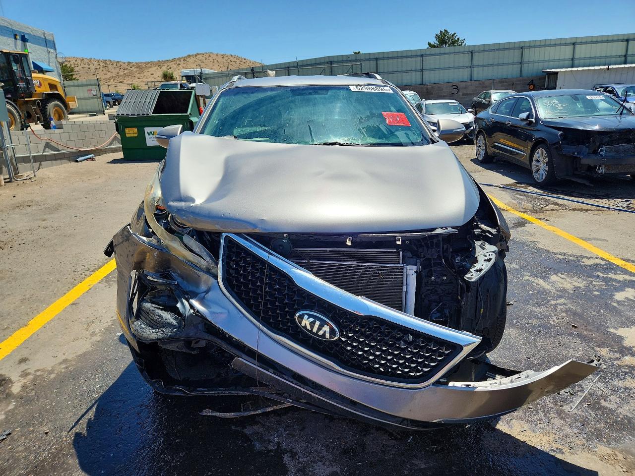 2015 Kia Sportage Ex Gray vin: KNDPC3ACXF7700656