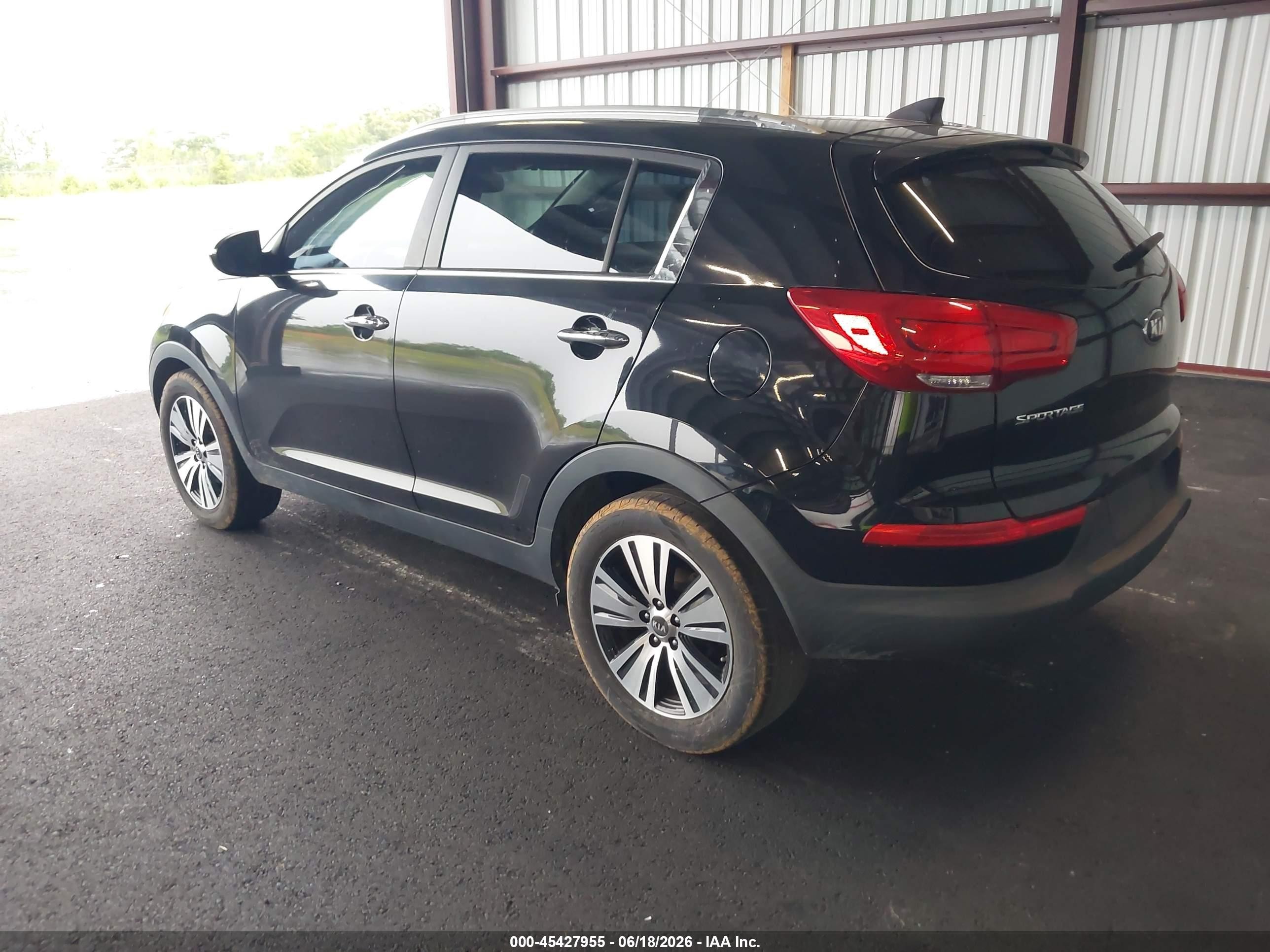 2015 Kia Sportage Ex Black vin: KNDPC3ACXF7767290