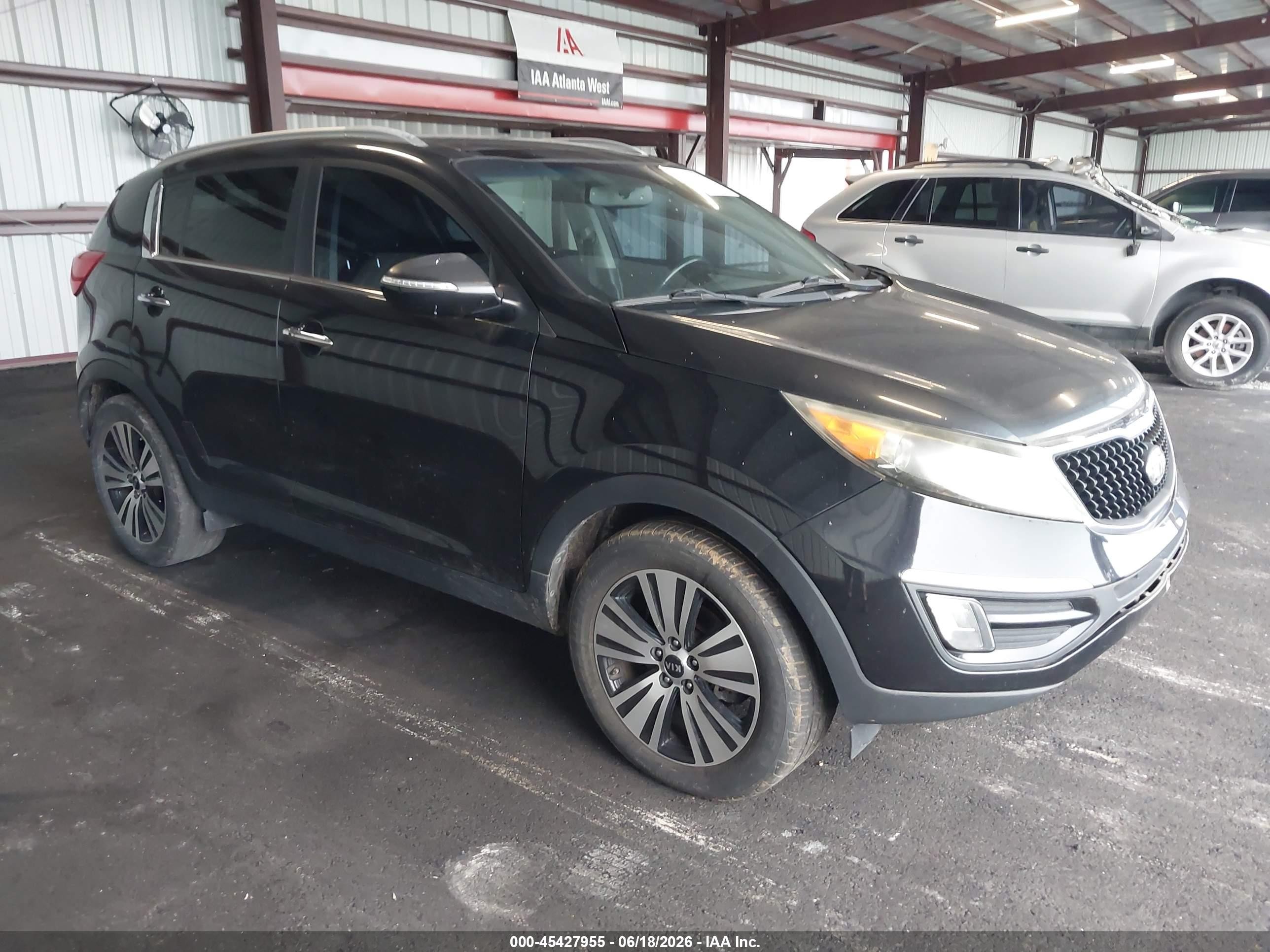 2015 Kia Sportage Ex Black vin: KNDPC3ACXF7767290