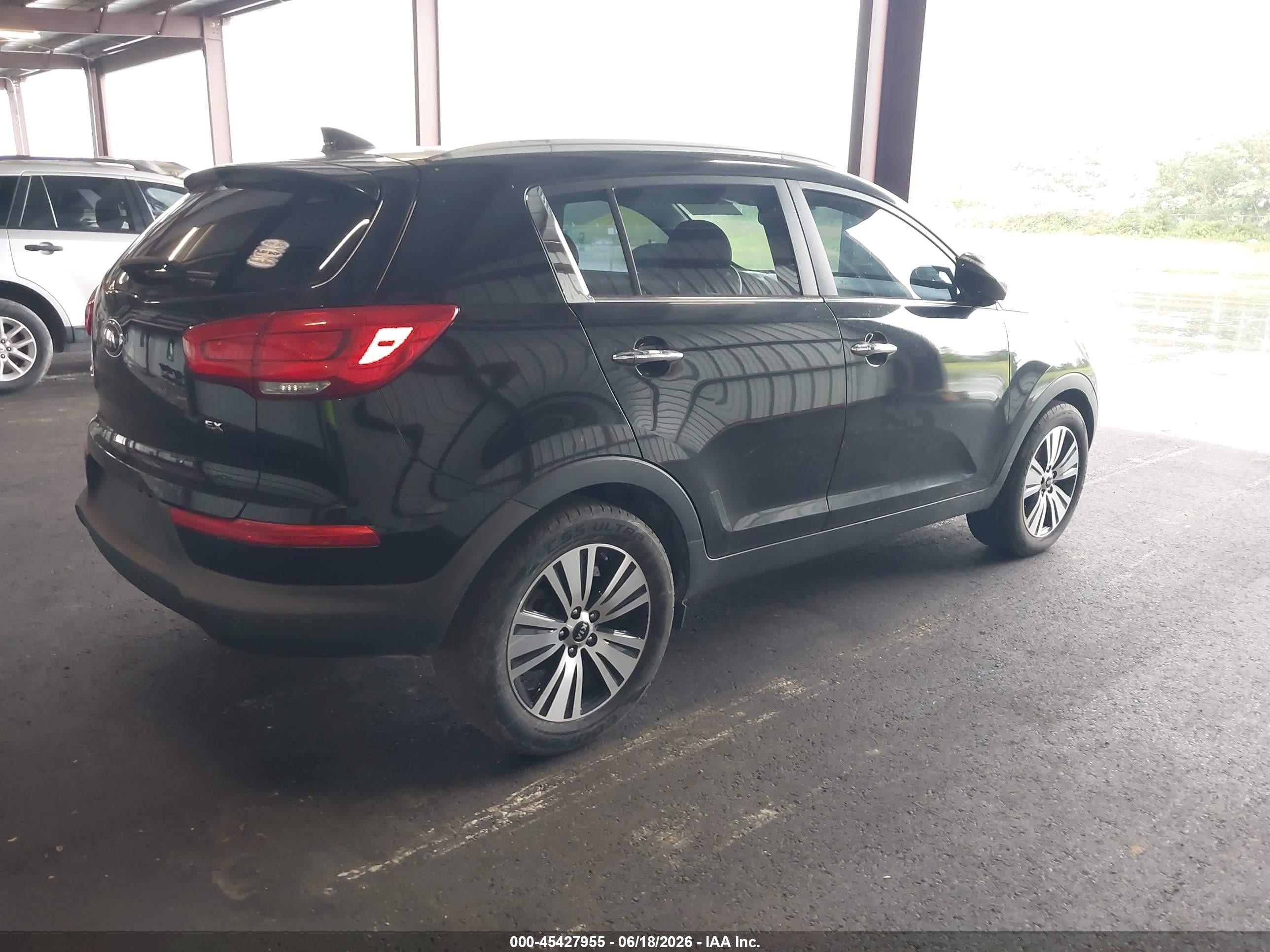 2015 Kia Sportage Ex Black vin: KNDPC3ACXF7767290
