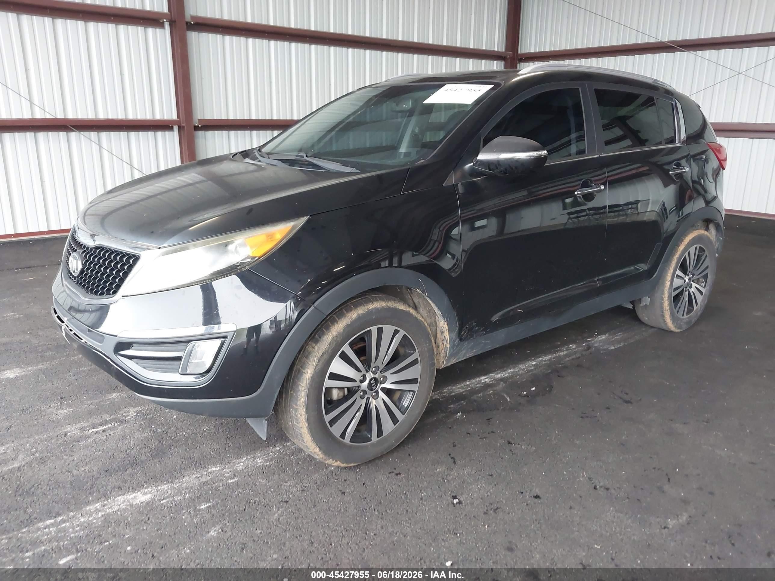2015 Kia Sportage Ex Black vin: KNDPC3ACXF7767290