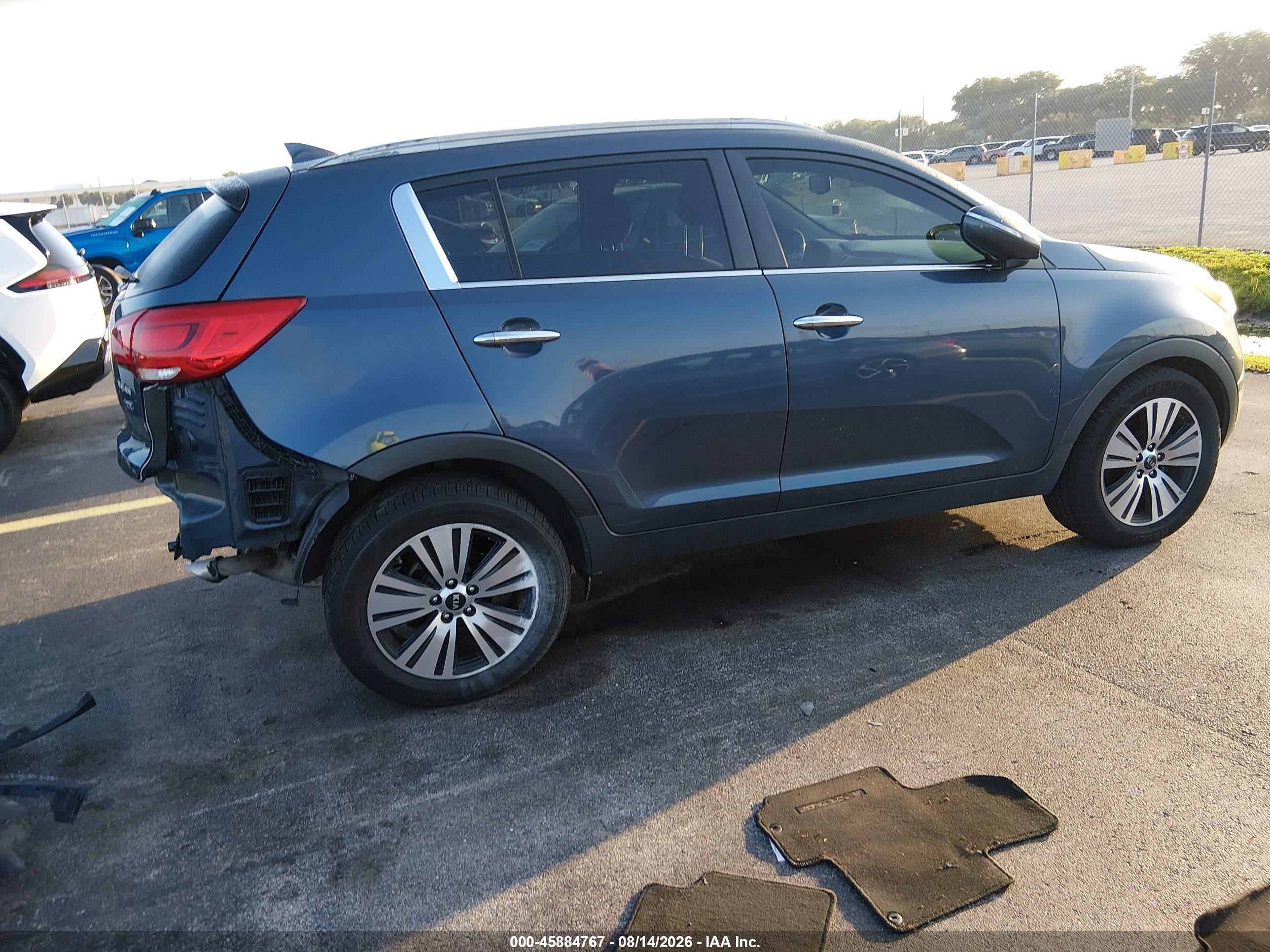 2015 Kia Sportage Ex Gray vin: KNDPC3ACXF7790861