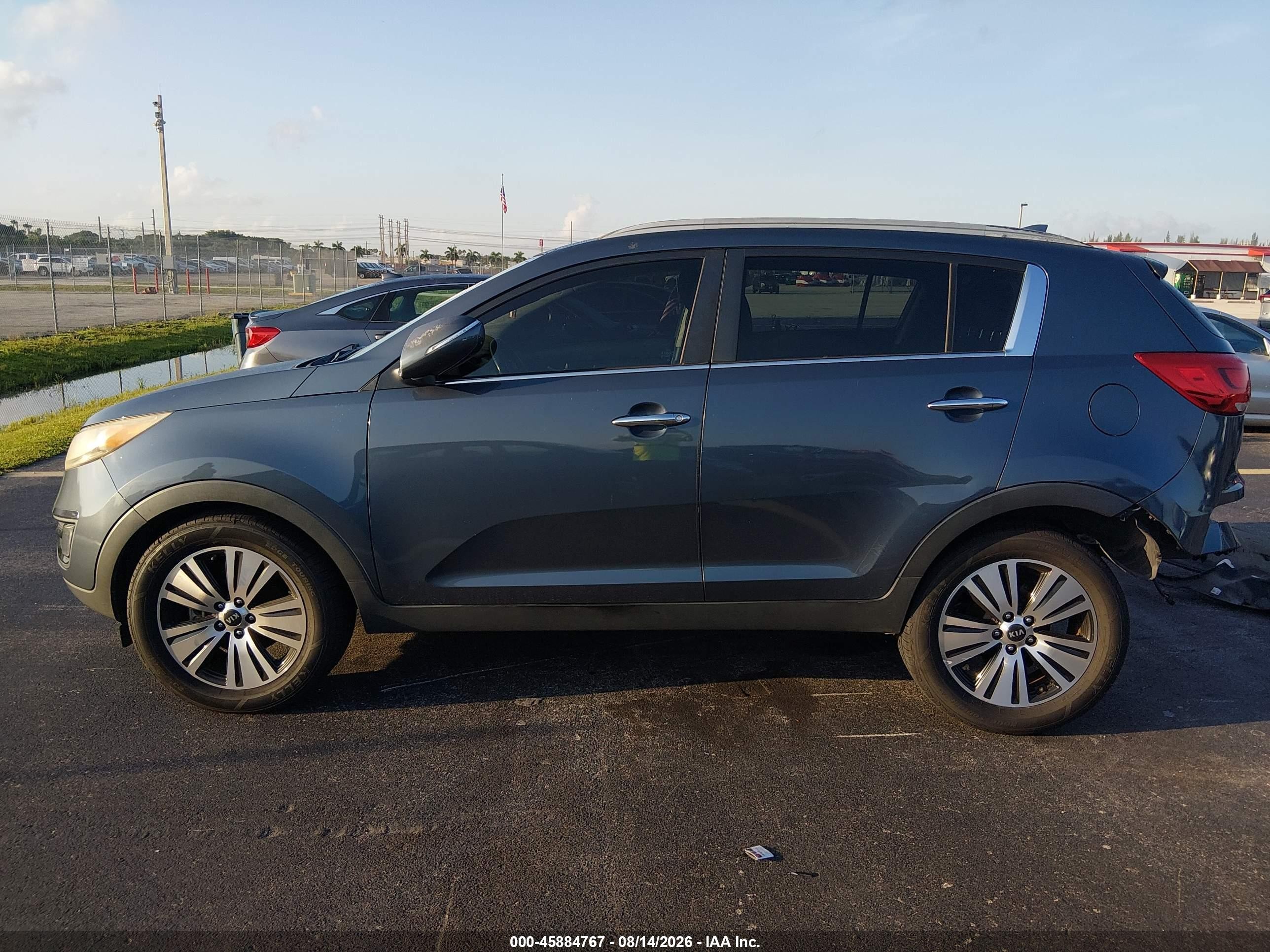 2015 Kia Sportage Ex Gray vin: KNDPC3ACXF7790861