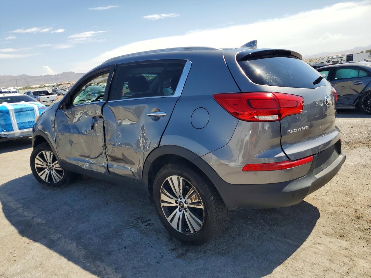 2015 Kia Sportage Ex Gray vin: KNDPC3ACXF7791945