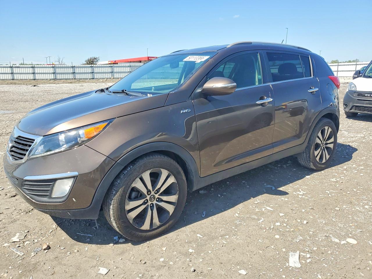 2011 Kia Sportage Ex Brown vin: KNDPCCA20B7085357