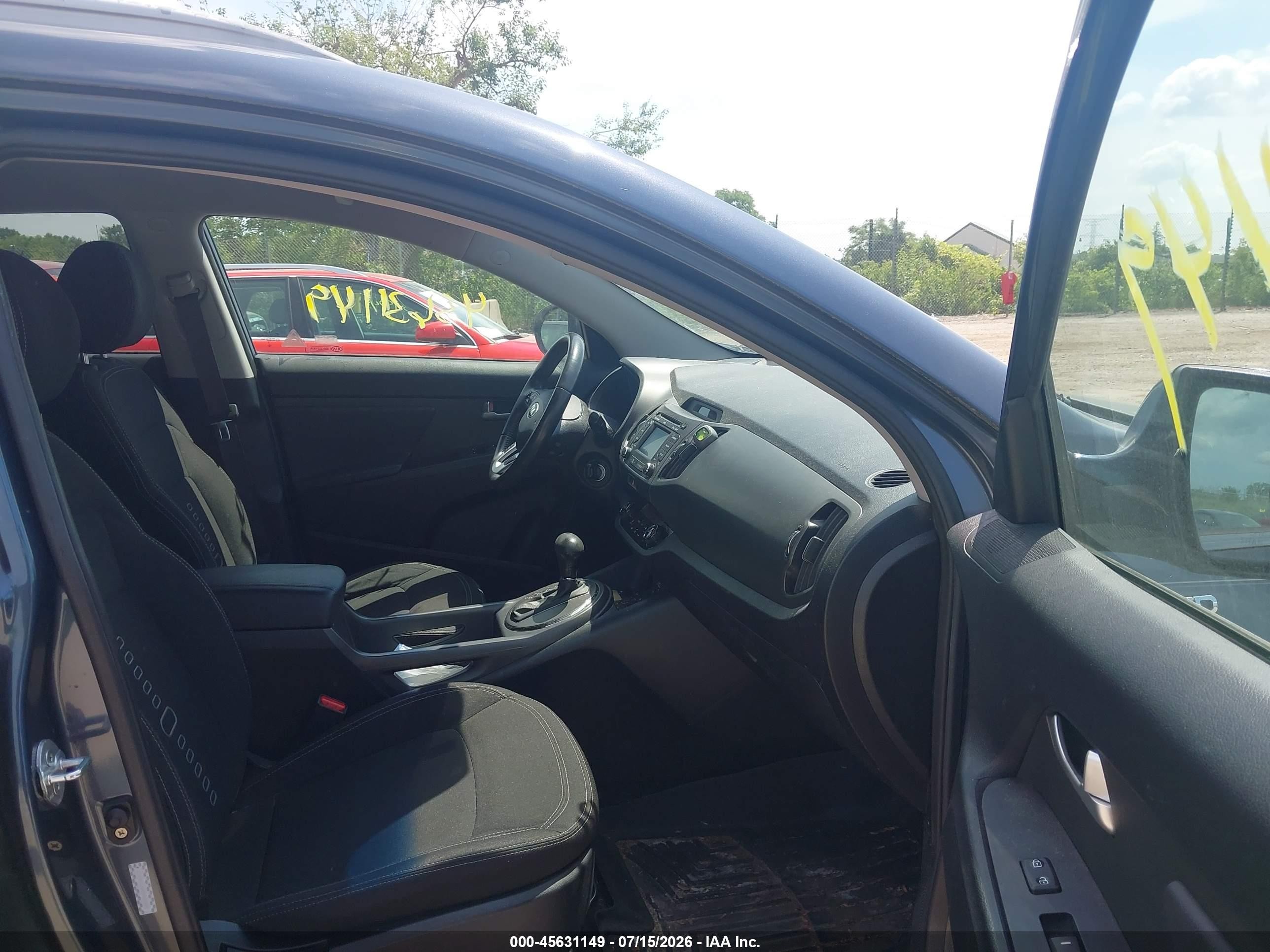 2013 Kia Sportage Ex Gray vin: KNDPCCA20D7364326