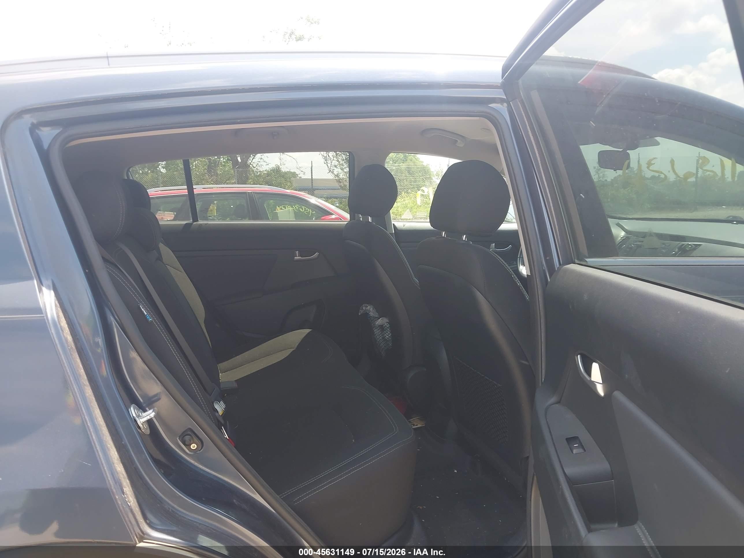 2013 Kia Sportage Ex Gray vin: KNDPCCA20D7364326