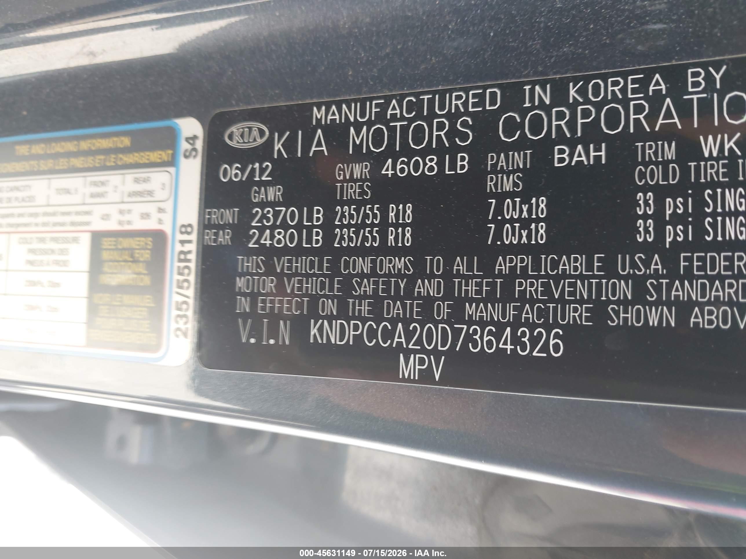 2013 Kia Sportage Ex Gray vin: KNDPCCA20D7364326