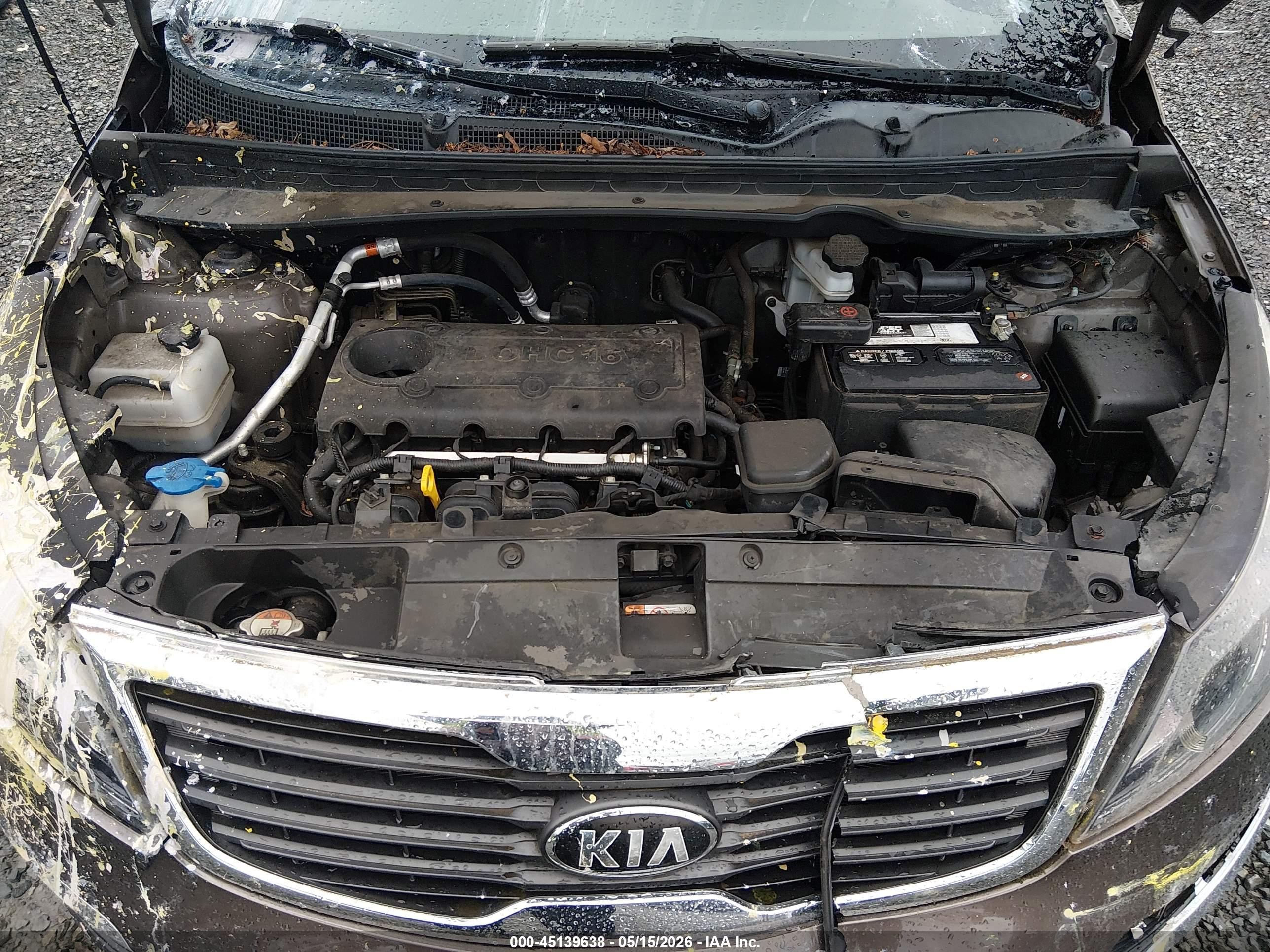 2013 Kia Sportage Ex Brown vin: KNDPCCA20D7433547
