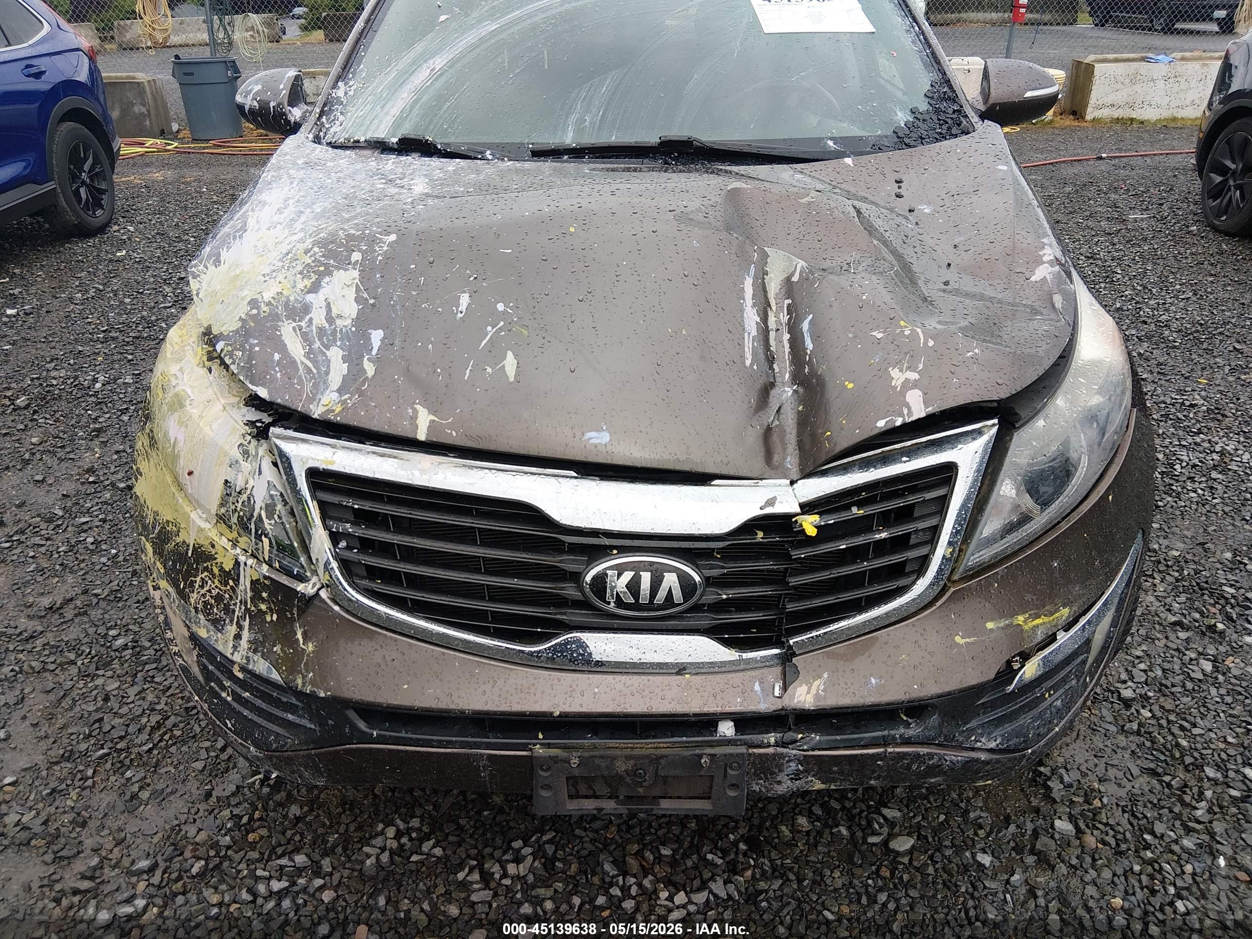 2013 Kia Sportage Ex Brown vin: KNDPCCA20D7433547