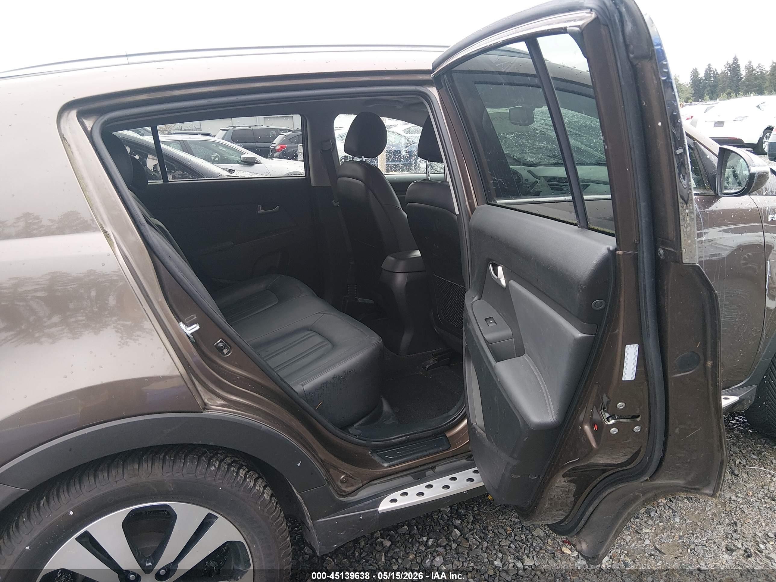 2013 Kia Sportage Ex Brown vin: KNDPCCA20D7433547