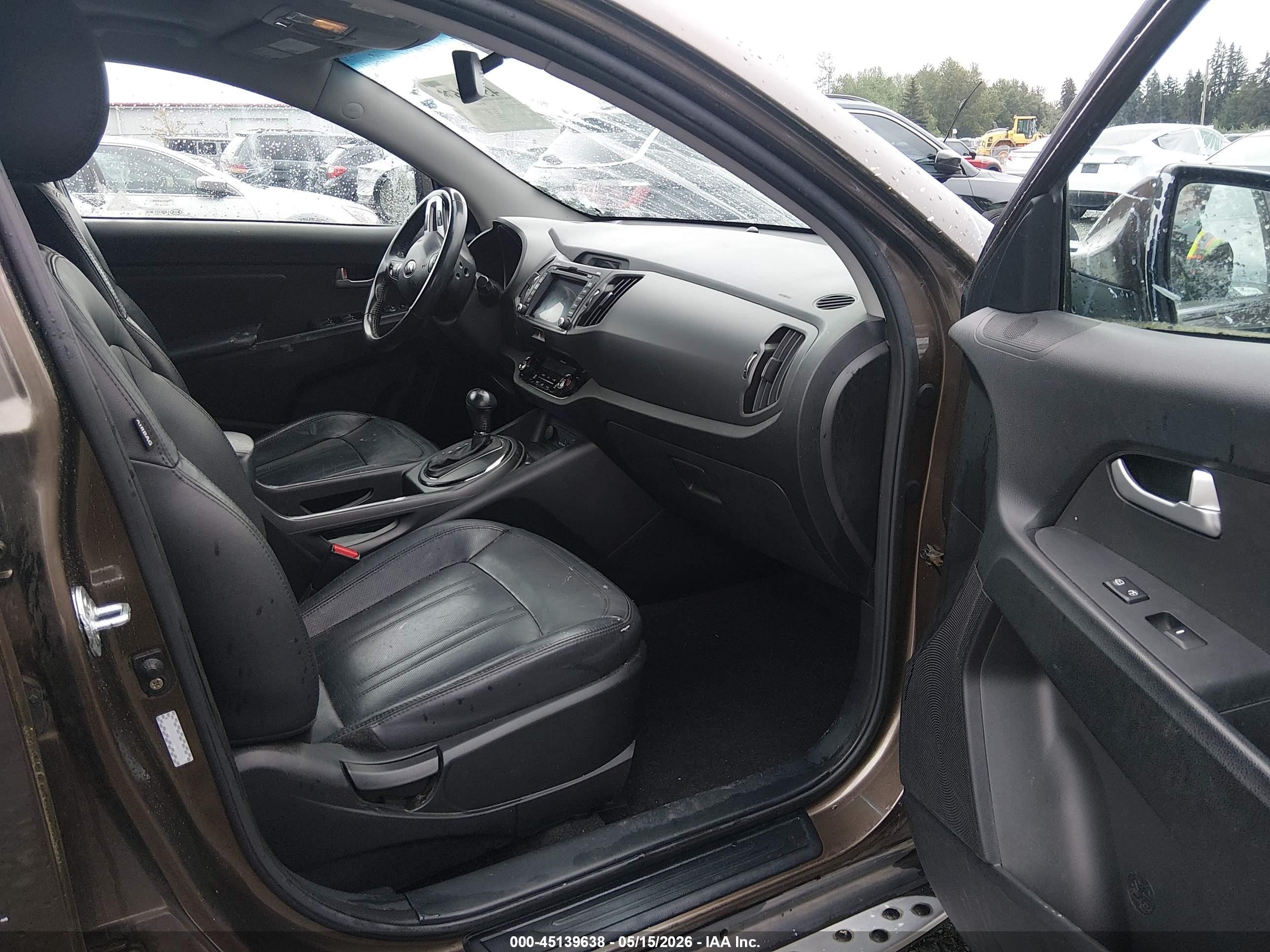 2013 Kia Sportage Ex Brown vin: KNDPCCA20D7433547