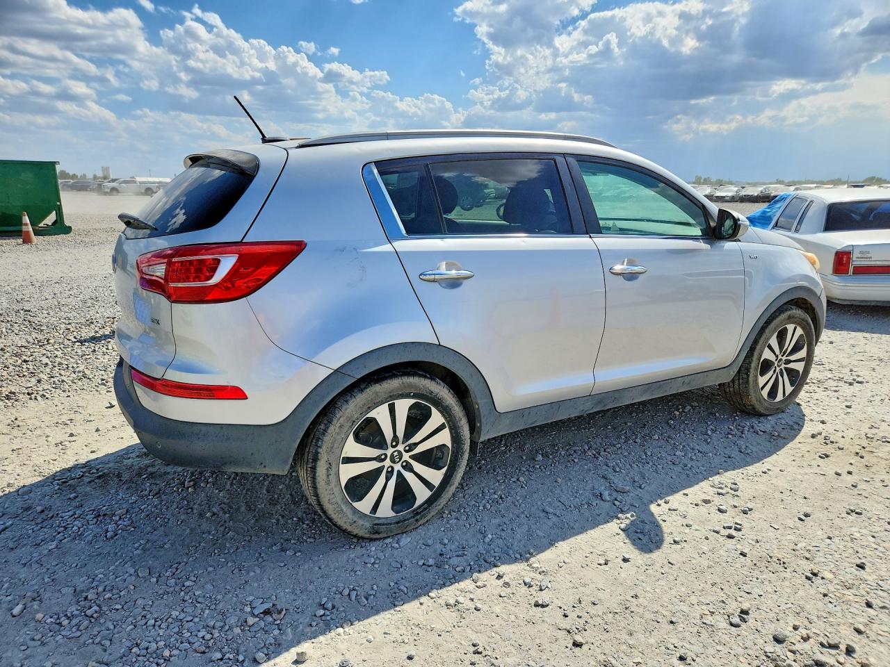 2012 Kia Sportage Ex Silver vin: KNDPCCA21C7172251