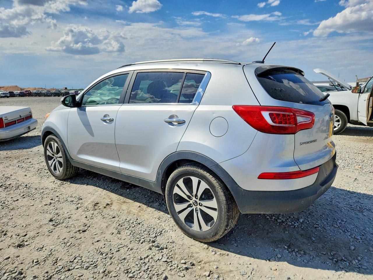 2012 Kia Sportage Ex Silver vin: KNDPCCA21C7172251