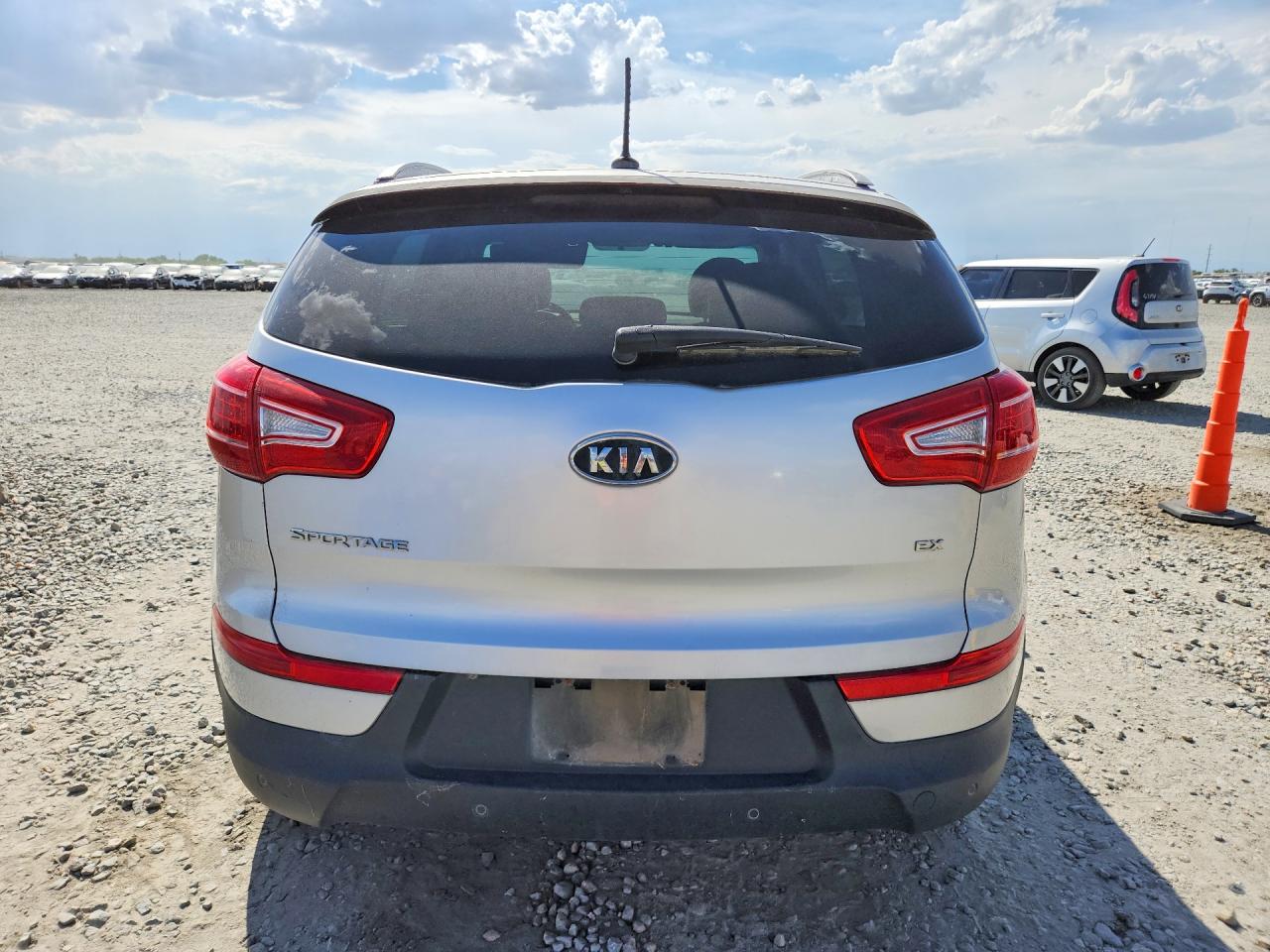 2012 Kia Sportage Ex Silver vin: KNDPCCA21C7172251