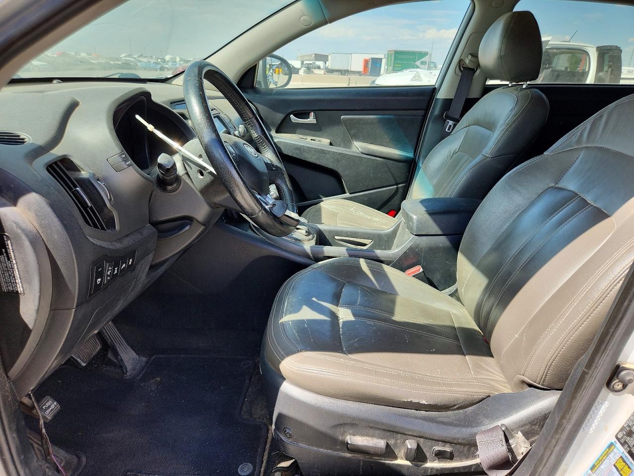 2012 Kia Sportage Ex Silver vin: KNDPCCA21C7172251