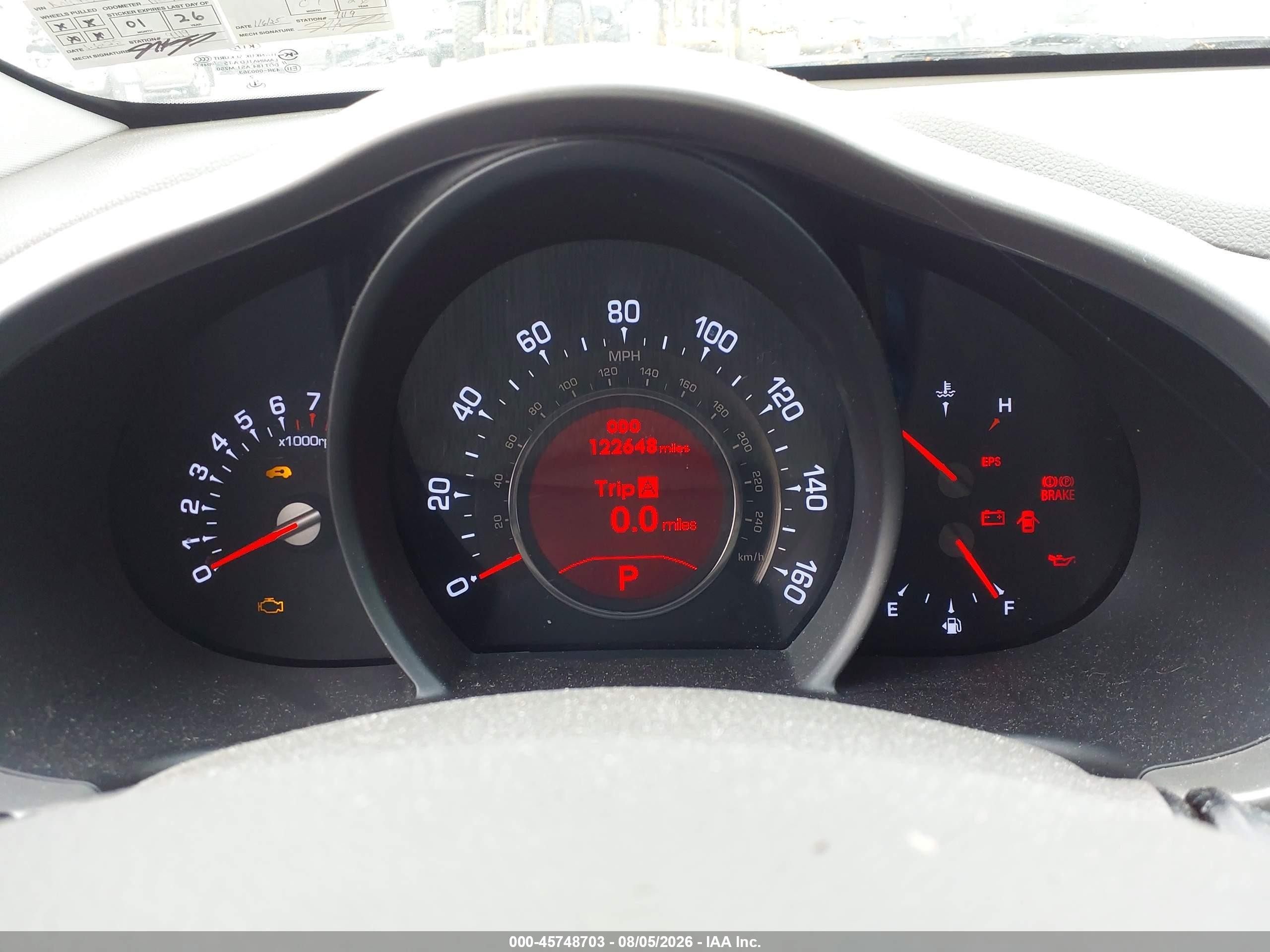 2013 Kia Sportage Ex White vin: KNDPCCA21D7438367