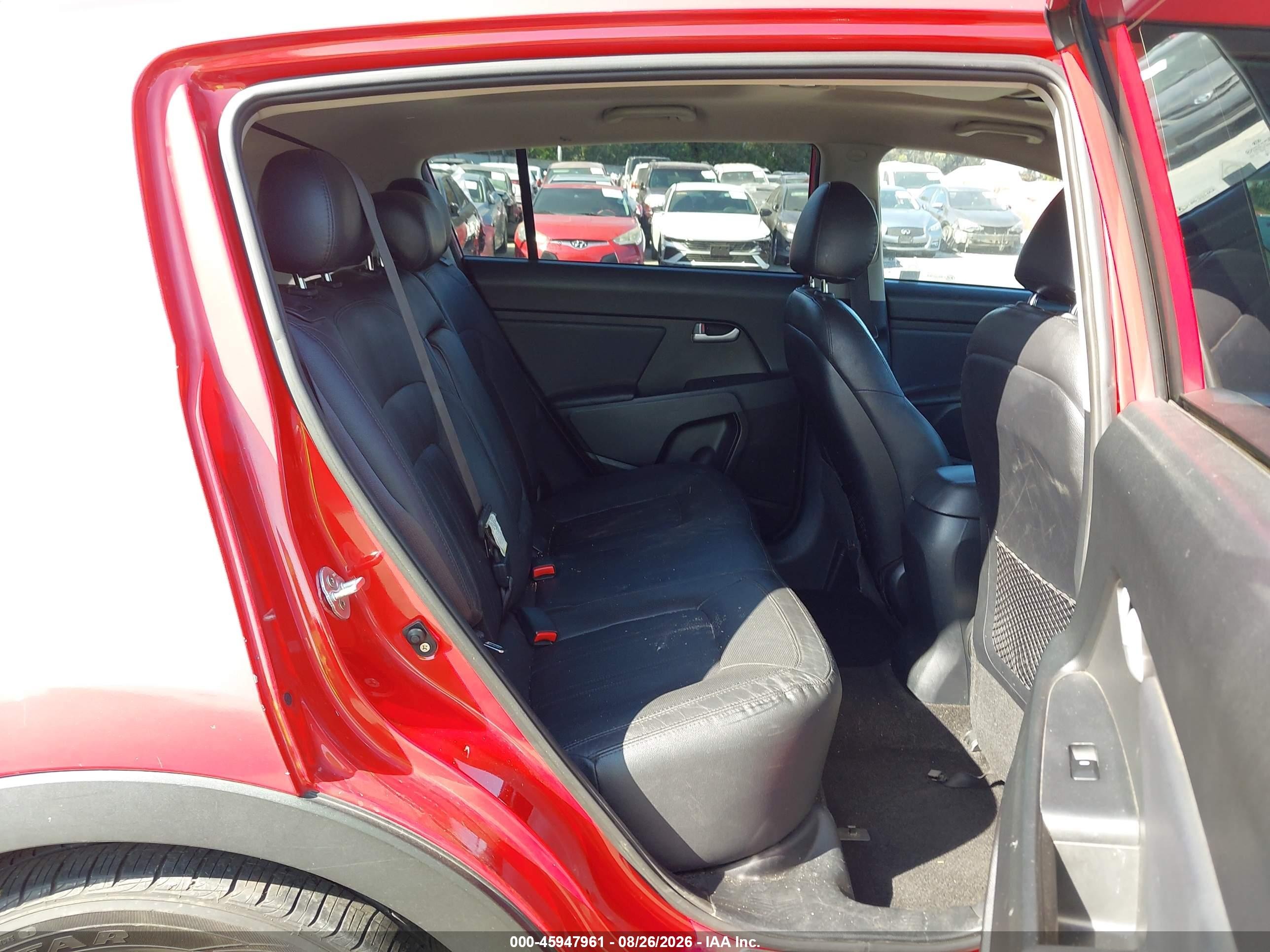 2013 Kia Sportage Ex Red vin: KNDPCCA21D7497452