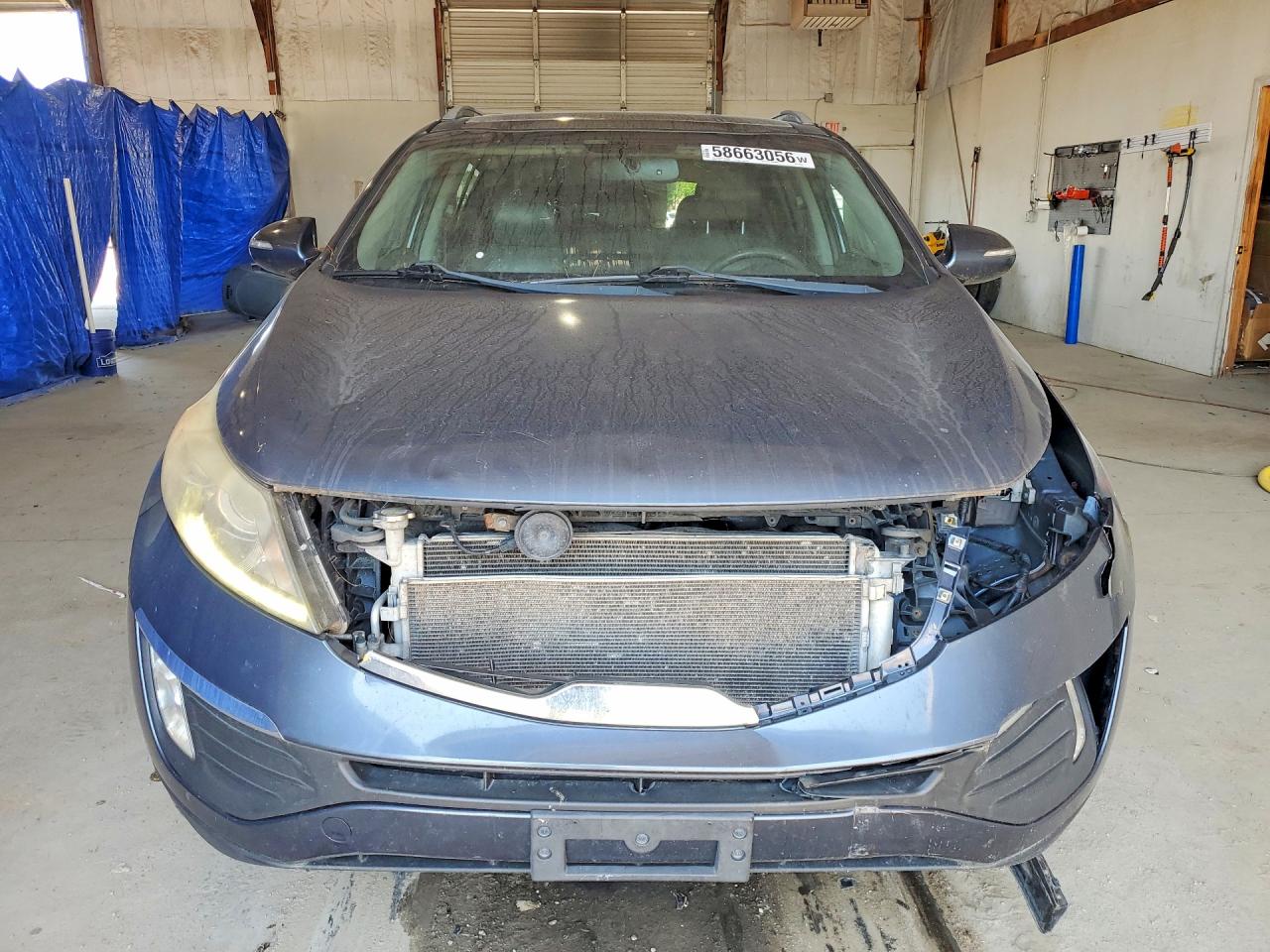 2011 Kia Sportage Ex Blue vin: KNDPCCA22B7099664