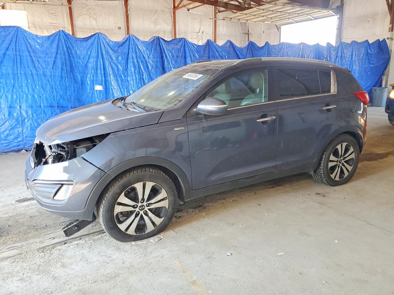 2011 Kia Sportage Ex Blue vin: KNDPCCA22B7099664