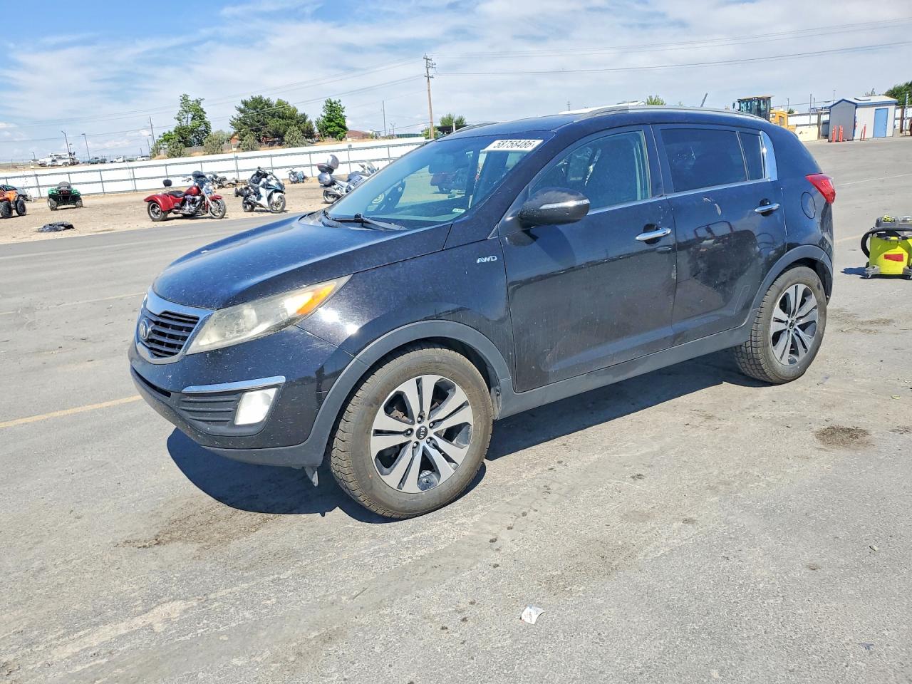 2011 Kia Sportage Черный vin: KNDPCCA22D7370855